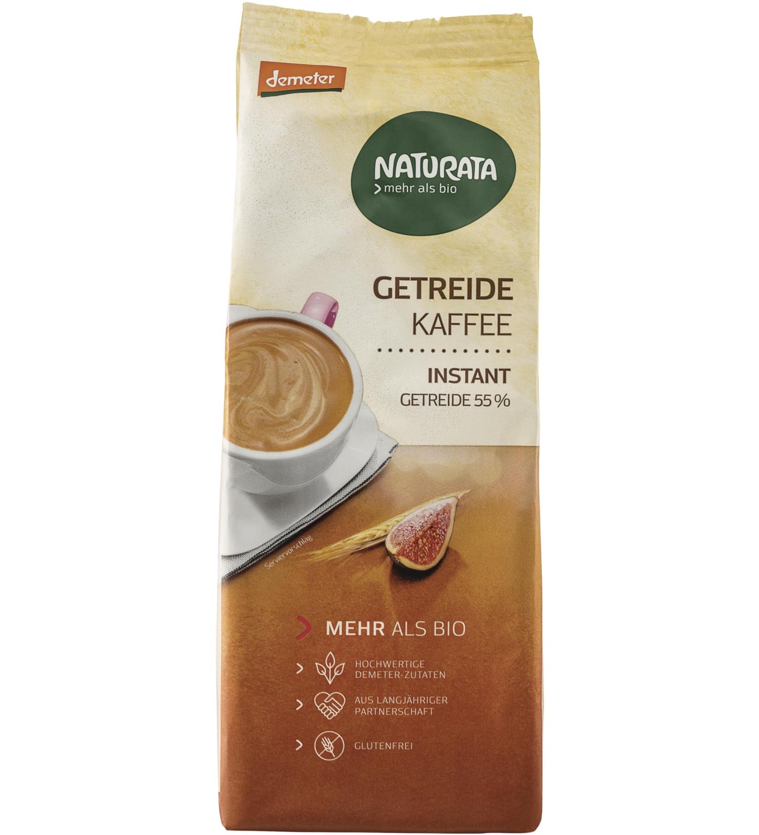 Naturata organic grain coffee instant refill bag (2 x 200 gr) 200 g (pack of 2)