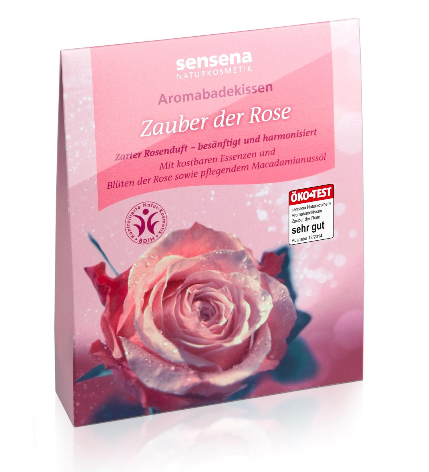 sensena Aroma Bath Pillow "Magic of the Rose" pack of 3 (3 x 60 g)