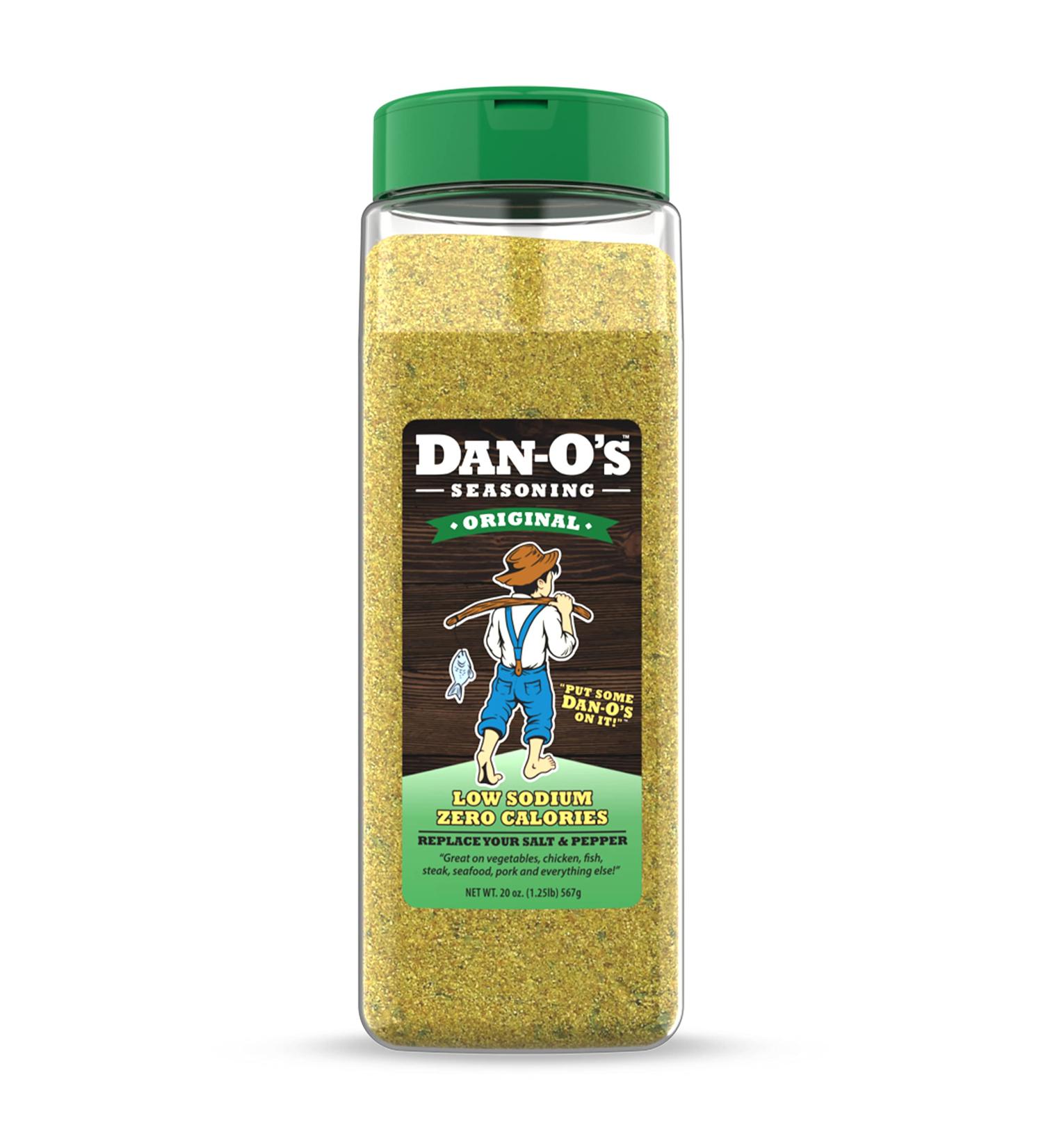 Dan-O's Original Seasoning - All Natural, Sugar Free, Keto Friendly - All Purpose Vegetable and Meat Seasoning - Low Sodium Cooking Spices - 20 oz - Buy Online on SooperMarket.com