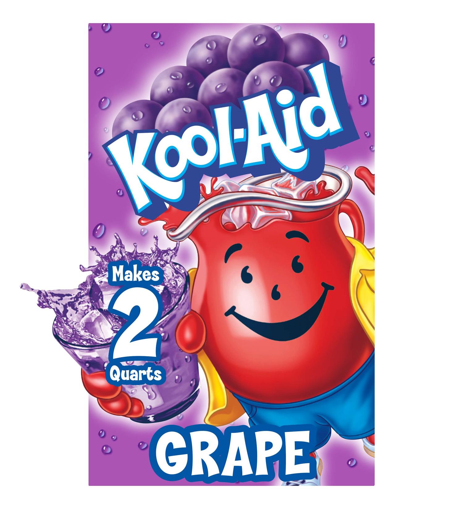 Kool-Aid Unsweetened Caffeine Free Grape Zero Calories Powdered Drink Mix - 1 Pitcher Packet - Buy Online on SooperMarket.com