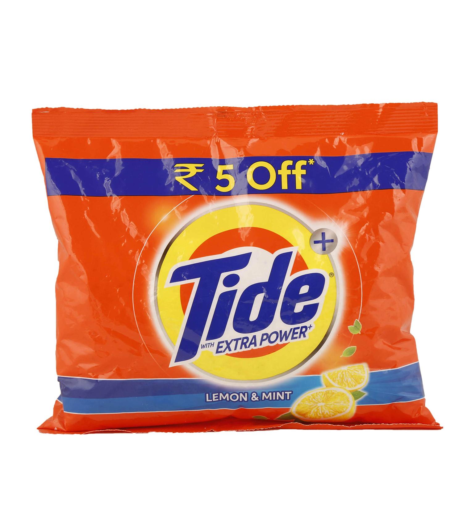 Tide Plus Original Detergent Powder - Lemon & Mint 500g - Buy Online on SooperMarket.com