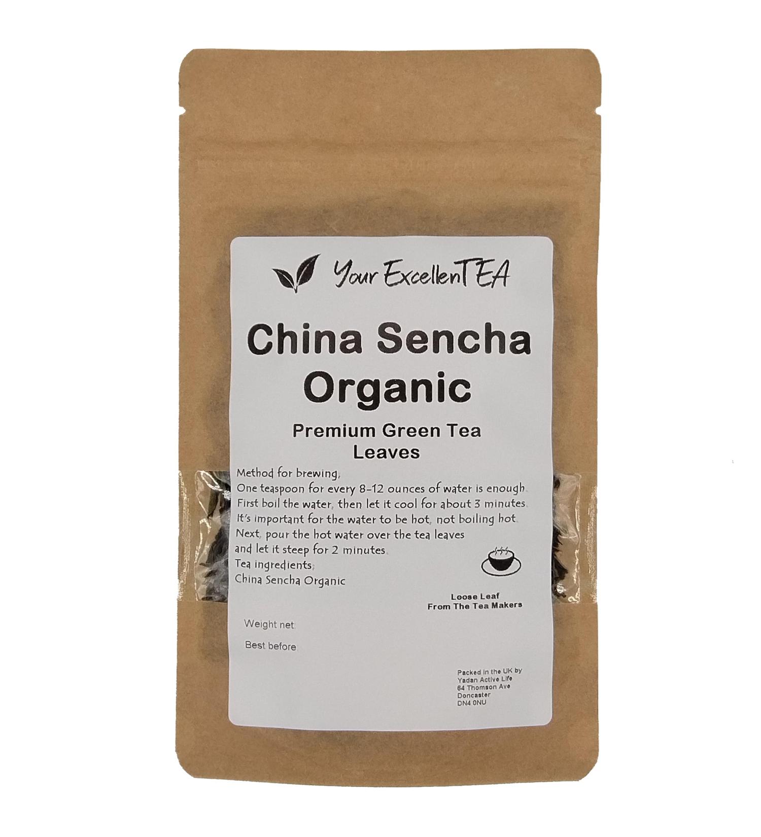 China Sencha Organic Green Loose Leaf Tea (200g) - Buy Online on SooperMarket.com