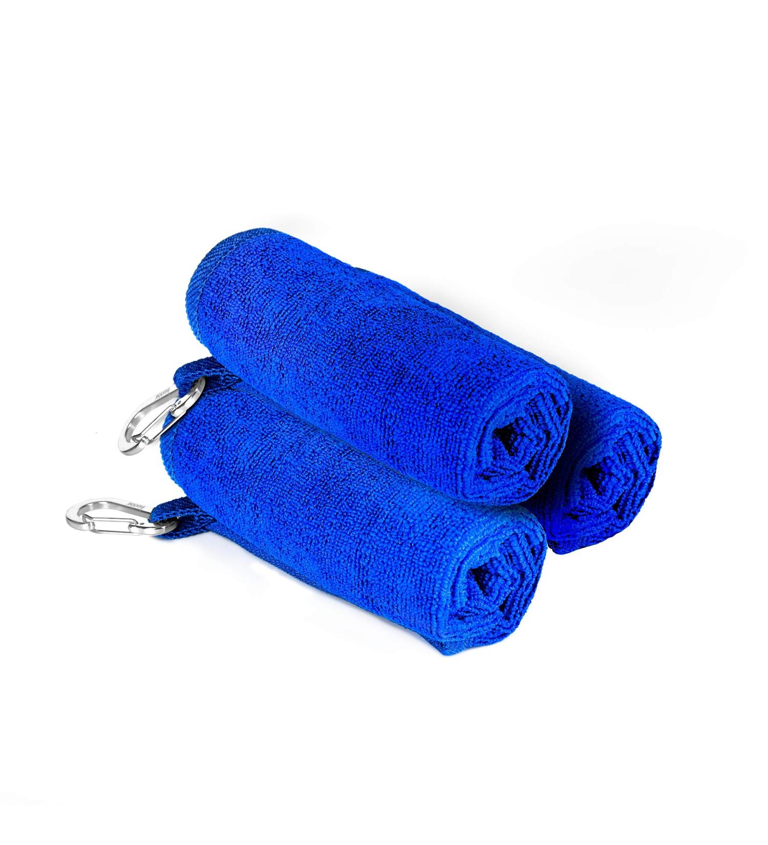 Booms Fishing B0T Microfiber Fishing Towel with Clip - 3 Pack Blue - Buy Online on SooperMarket.com