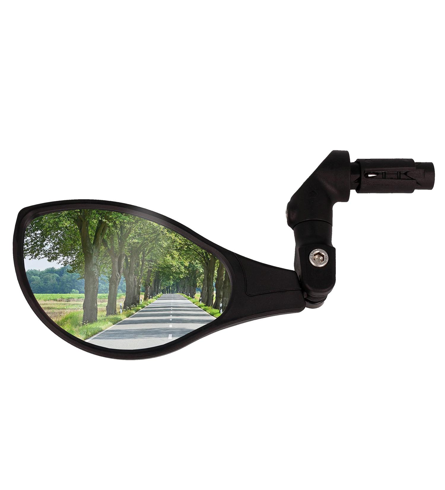 Xirrix Universal Bike Mirror - Premium Handlebar Return Mirror for Bicycles & E-Bikes - Left Side Handlebar End Mirror - Buy Online on SooperMarket.com
