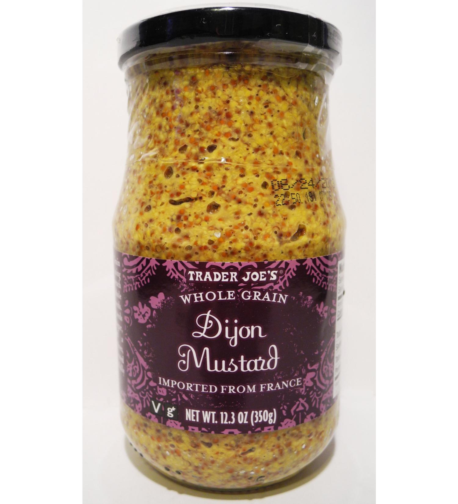 Trader Joe's Whole Grain Dijon Mustard - Bold and Flavorful Condiment - Buy Online on SooperMarket.com