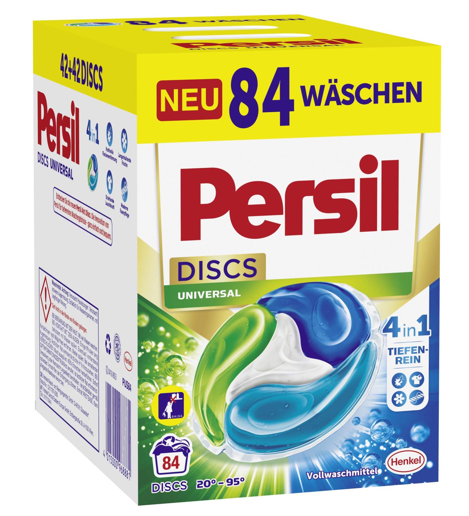 Persil 4in1 DISCS Universal laundry detergent 84 wash loads (2.1 kg) 2.1 kg (1 pack)
