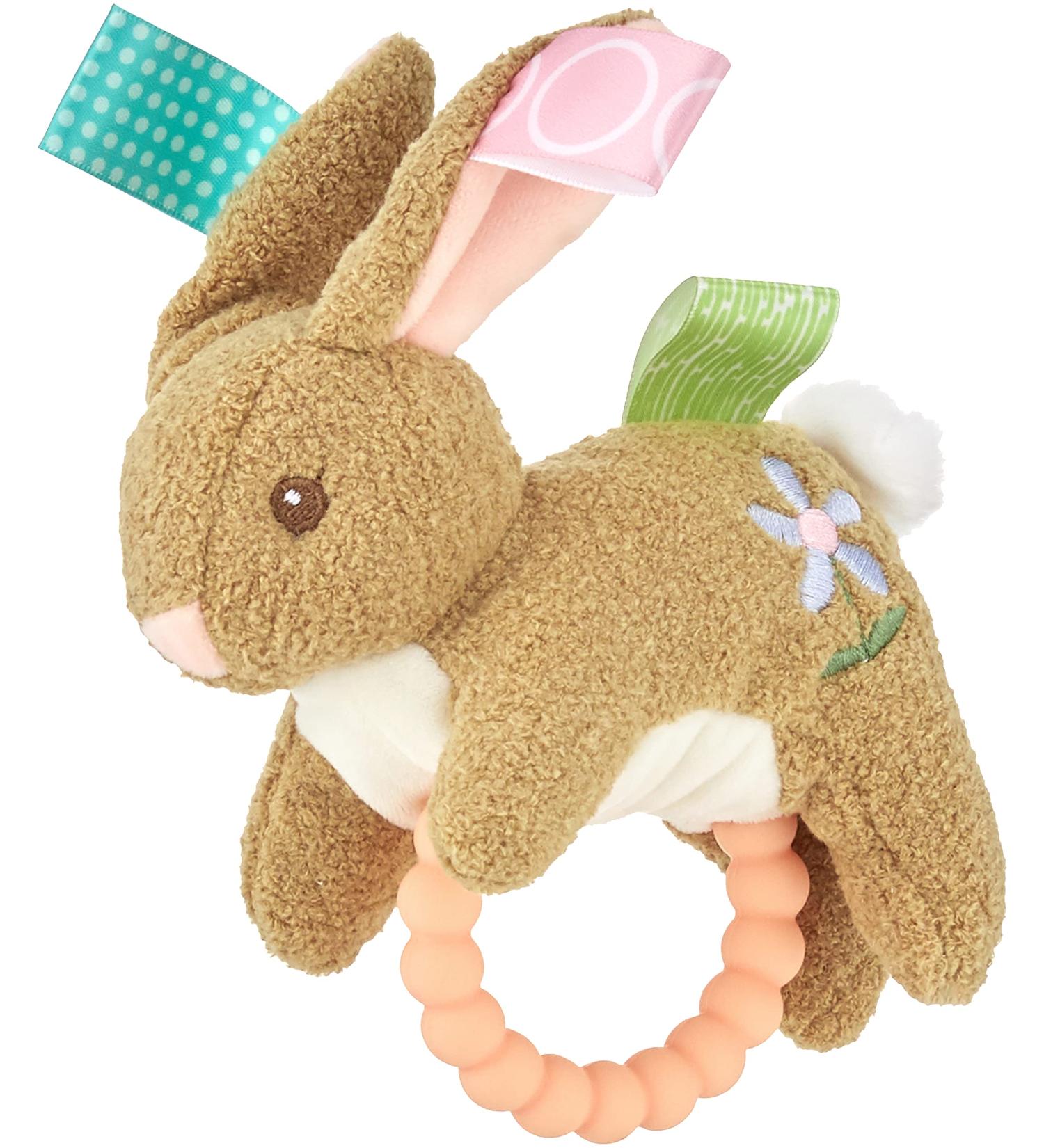 Taggies Teether Baby Rattle - Harmony Bunny | Soothing Teething Toy - Buy Online on SooperMarket.com