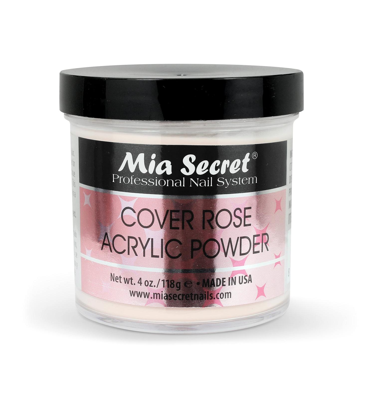 Mia Secret Cover Rose Acrylic Powder 4oz - 1 Pack | Rose Nail Extension Powder - Buy Online on SooperMarket.com
