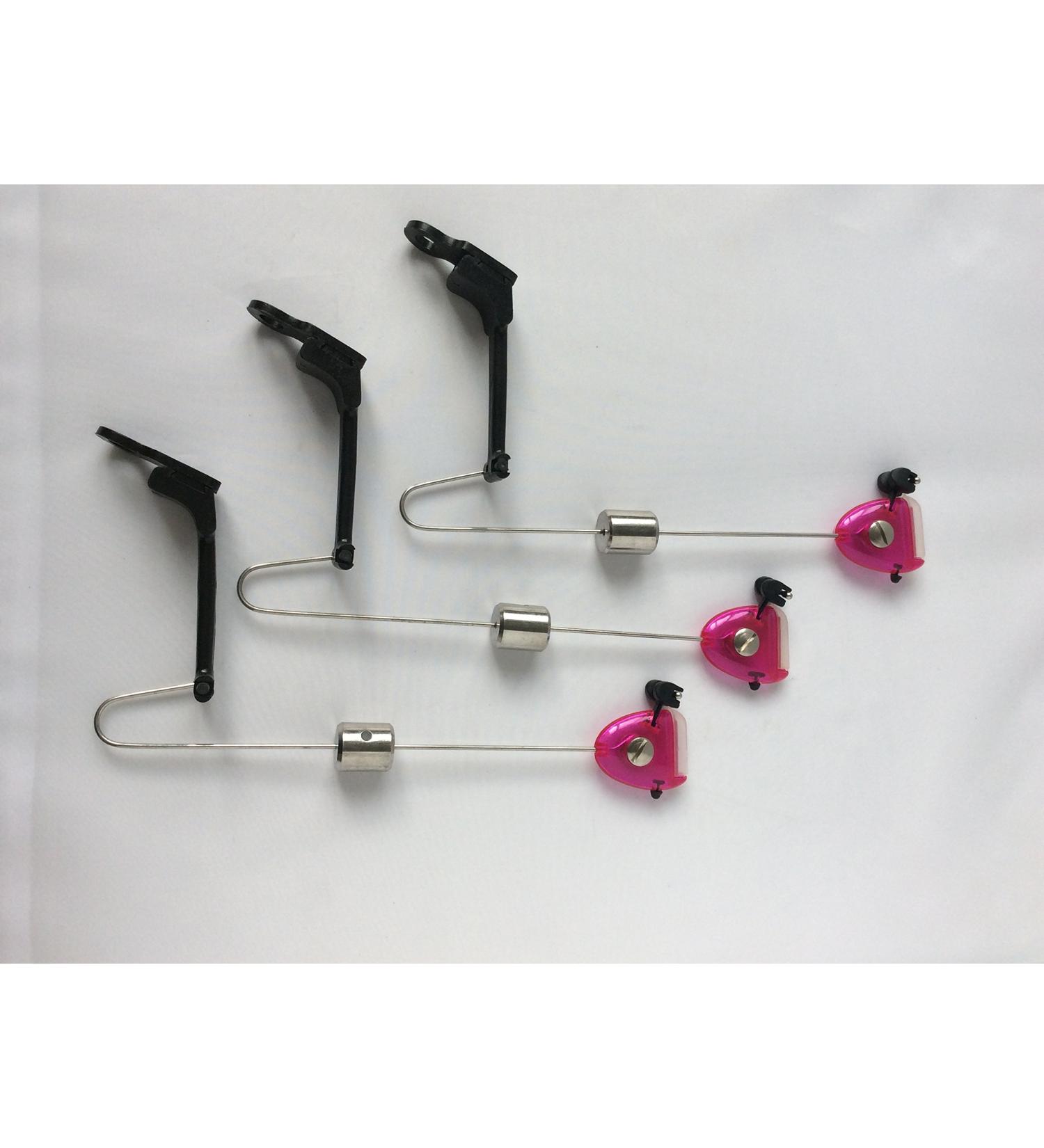 BZS bite indicator carp fishing/swing arm 3x Purple