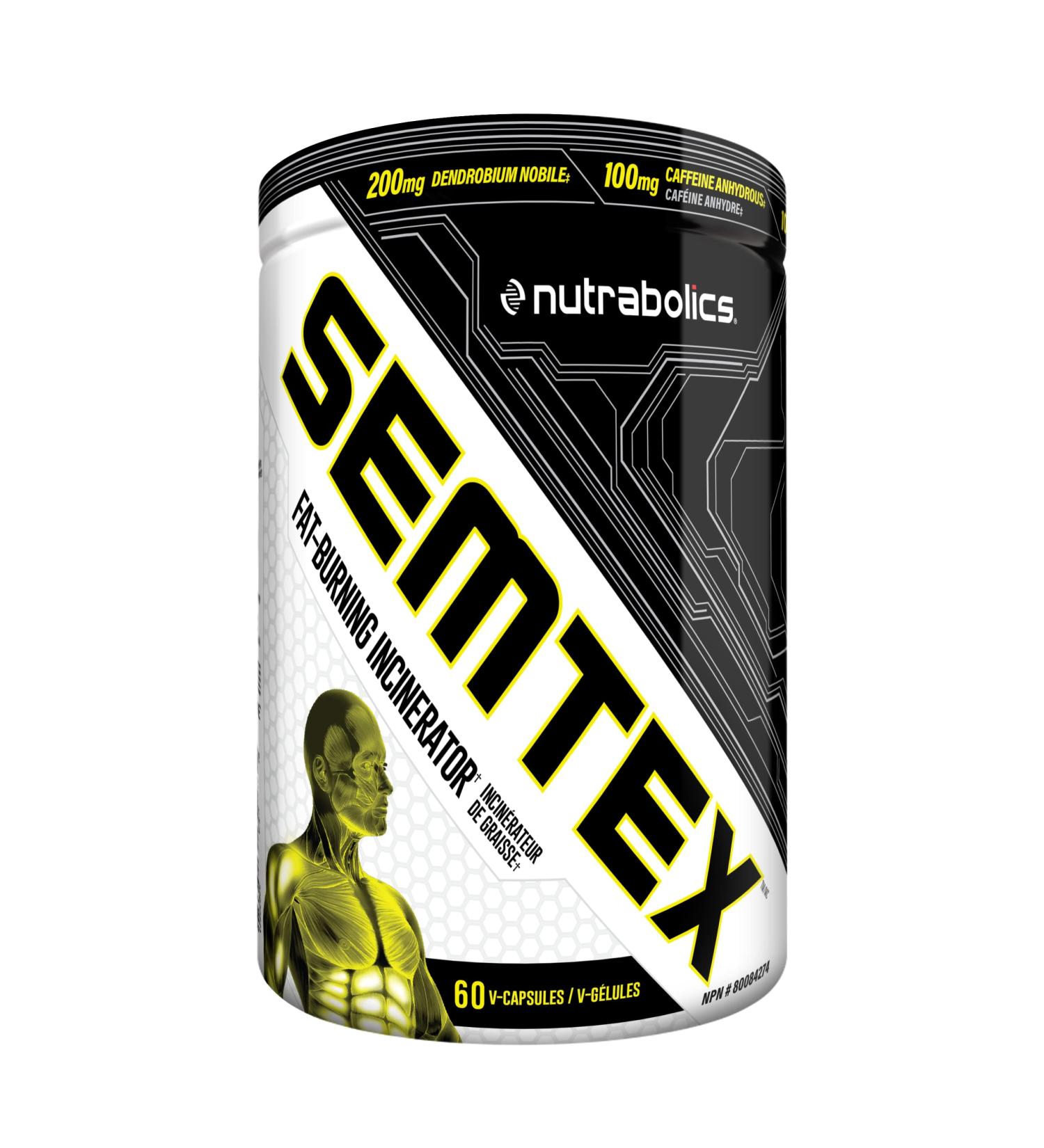 NUTRABOLICS Semtex 60 Caps - Weight Loss Supplement & Energy Booster Strong Fat Burning Formula Thermogenic Pre Workout  - Buy Online on SooperMarket.com