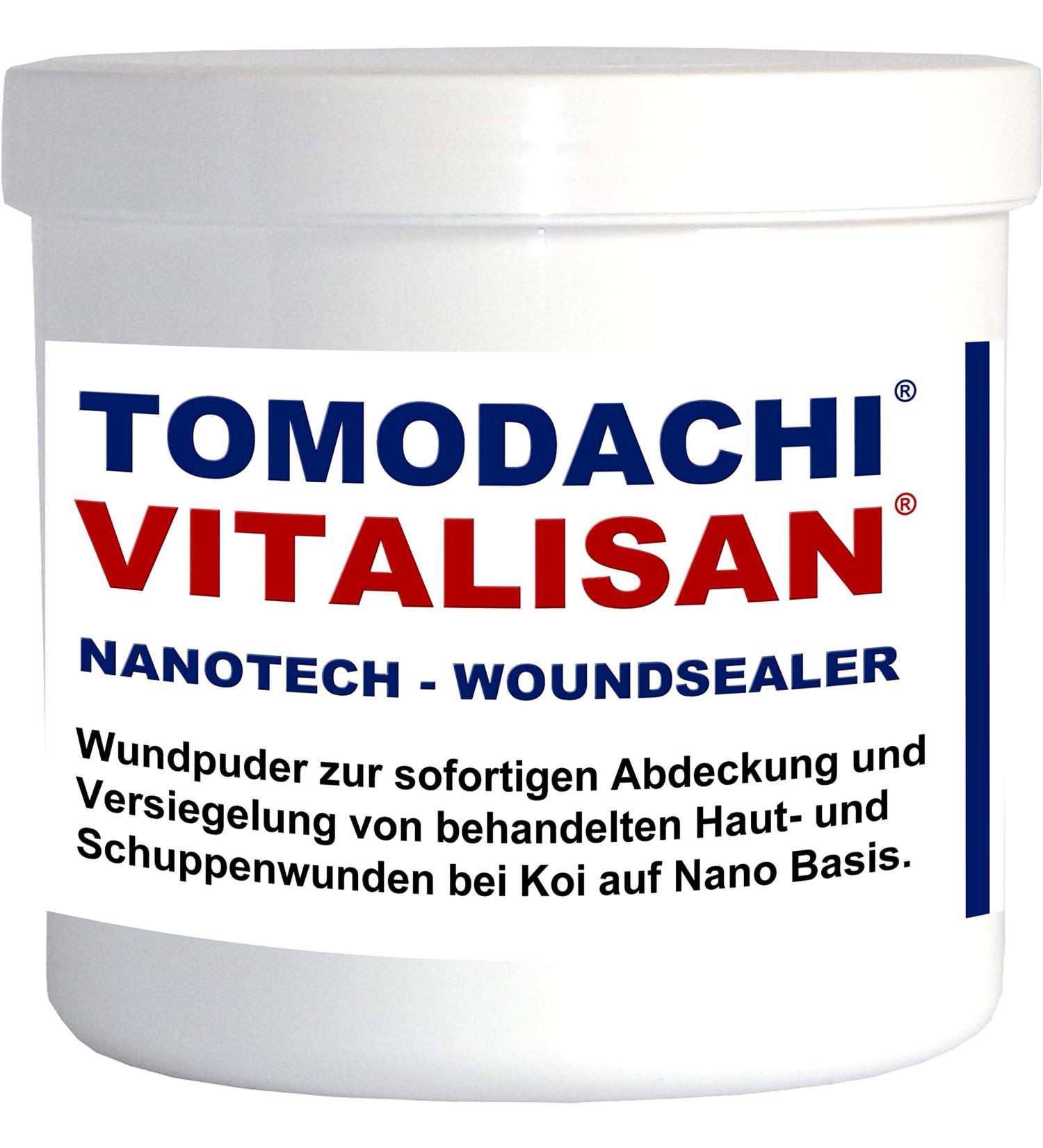 Tomodachi Waterproof Antibacterial Wound Seal for Koi | Vitalisan Nanobased Wound Care - 100g Can - Buy Online on SooperMarket.com