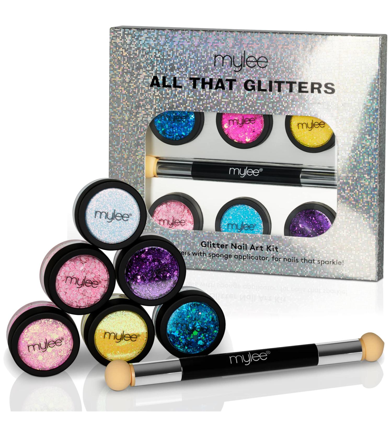 MYGEL by Mylee All That Glitters Glitter Kit - Club Tropicana - Nail Art Decoration Set - Buy Online on SooperMarket.com