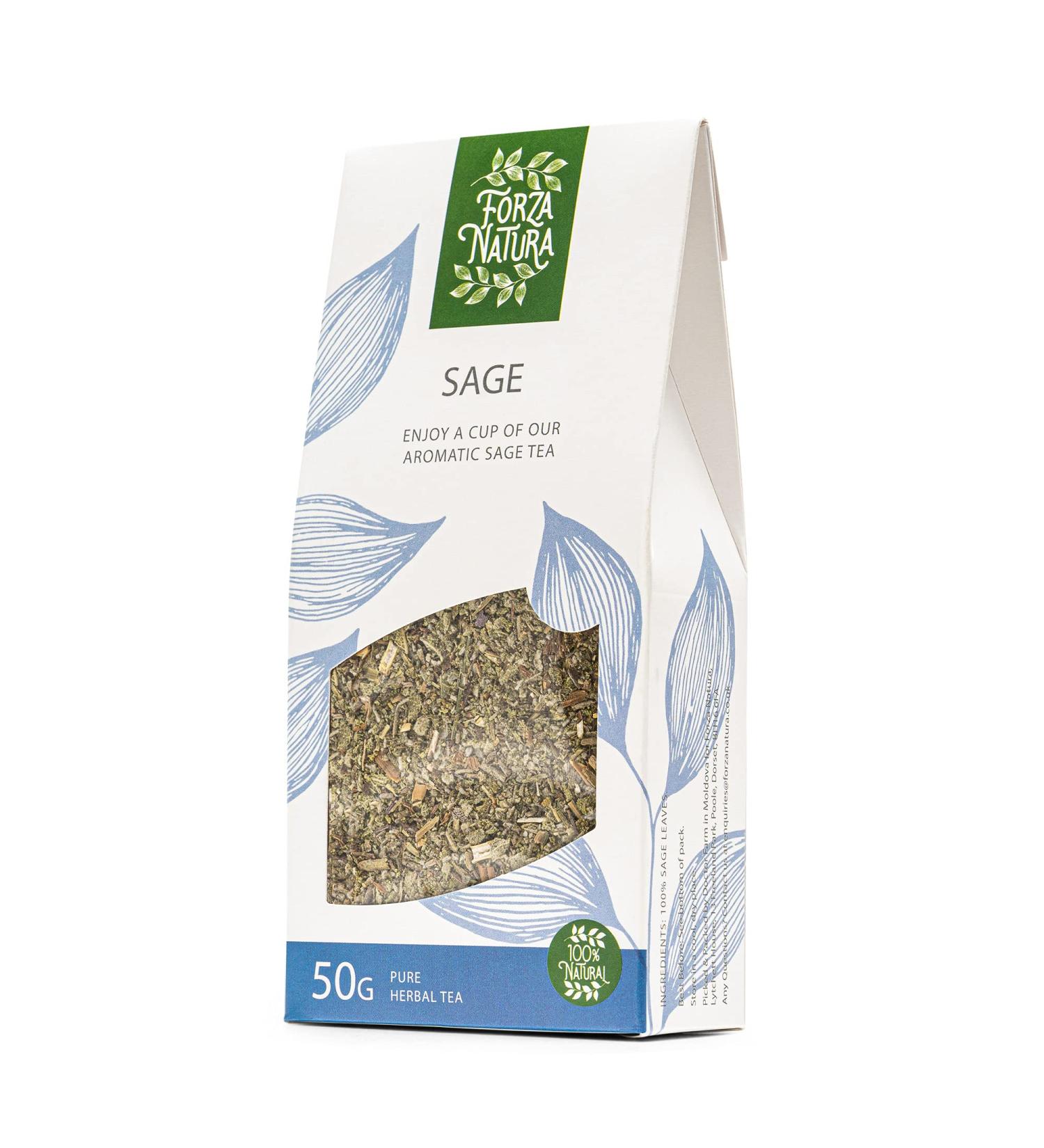 Sage - Loose Leaf Herbal Tea - 100% Natural - 50g