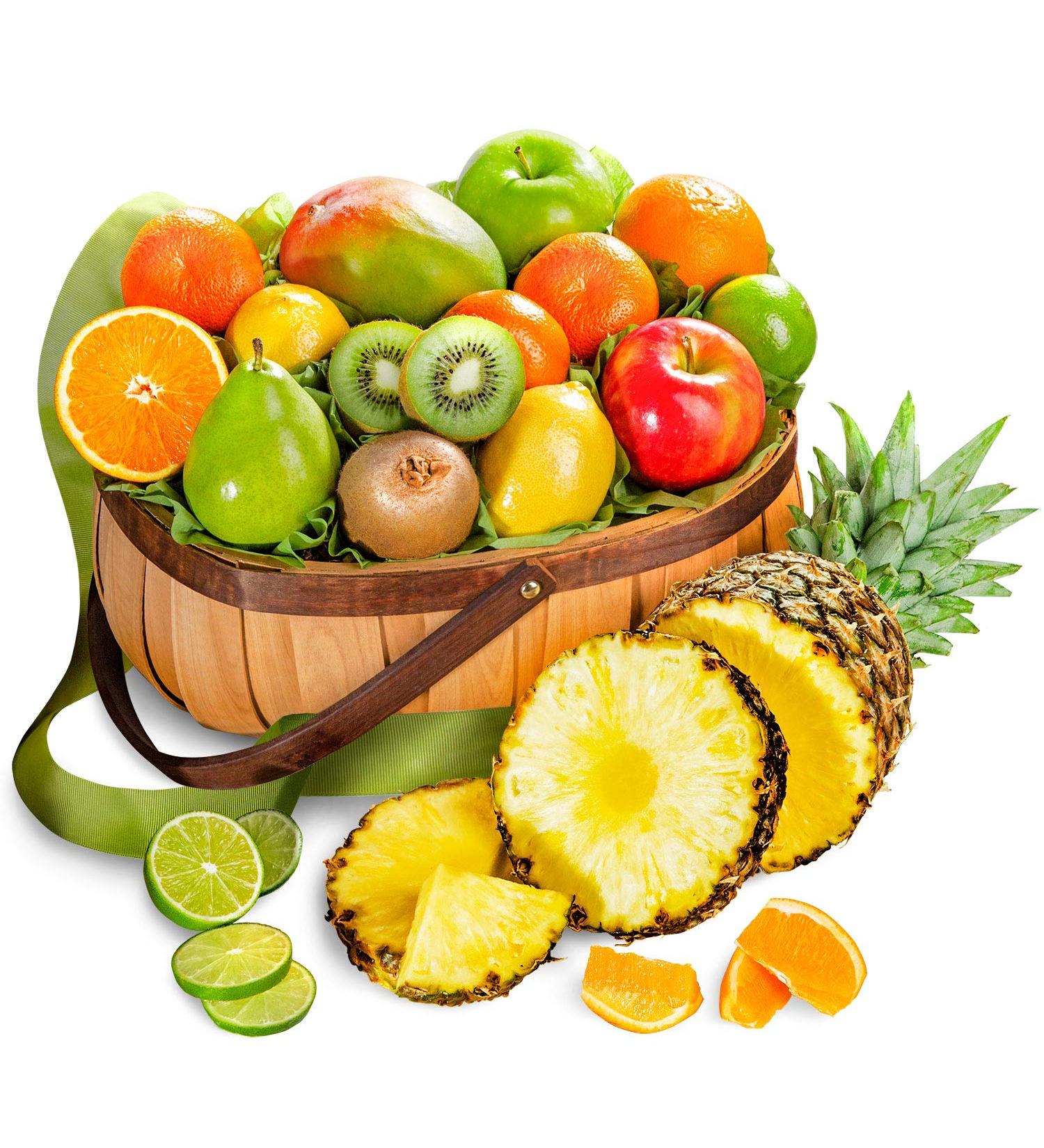Tropical Favorites Fresh Fruit Gift Basket - Buy Online on SooperMarket.com