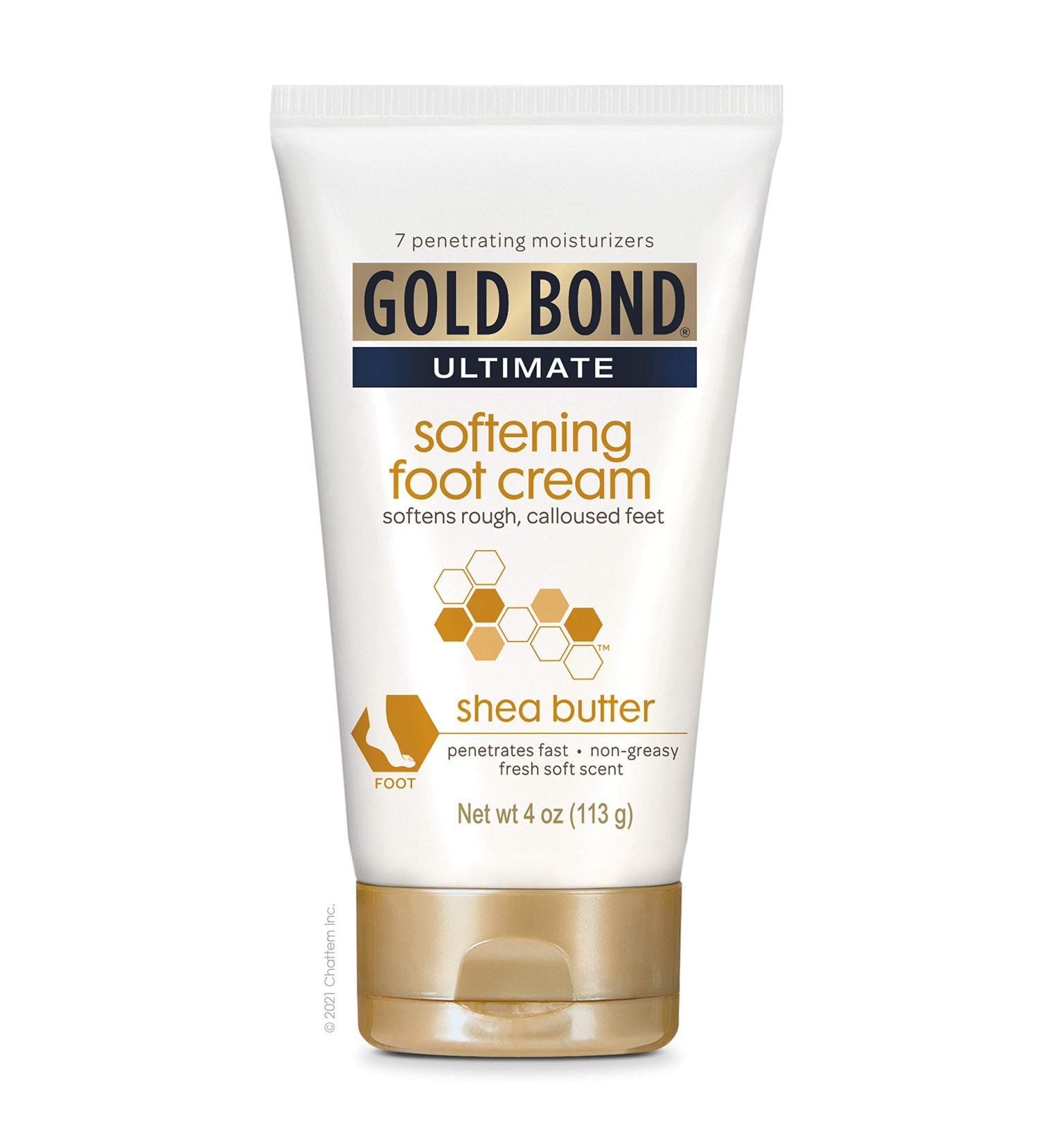 Gold Bond Ultimate Softening Foot Cream with Shea Butter - 4 oz | Soften Rough & Calloused Feet | Pack of 1 - Buy Online on SooperMarket.com