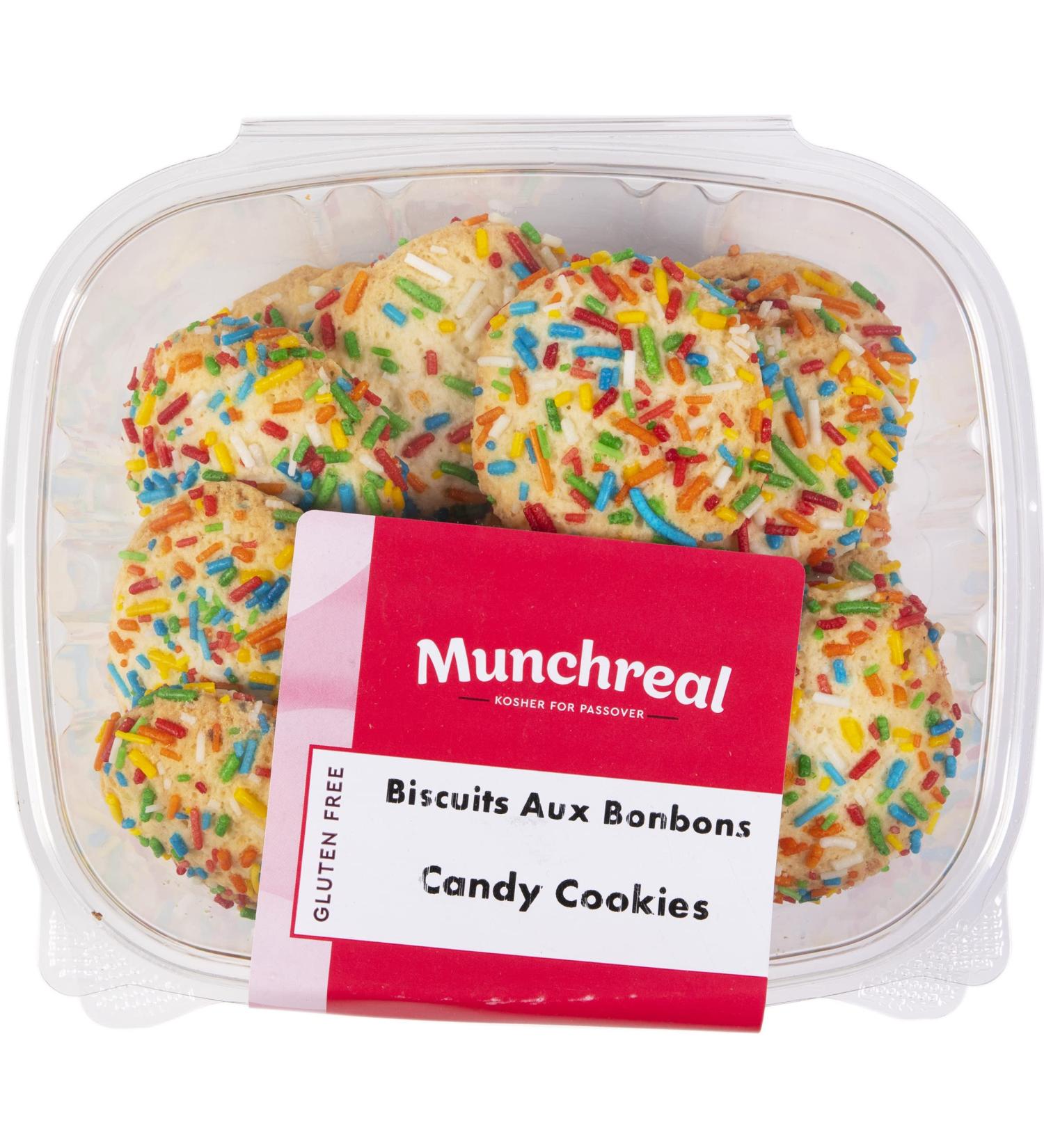 Gluten Free Candy Sprinkle Cookies, 10oz | Homestyle Cookies | Free from Grain, Soy, Corn & Dairy |Kosher for Passover