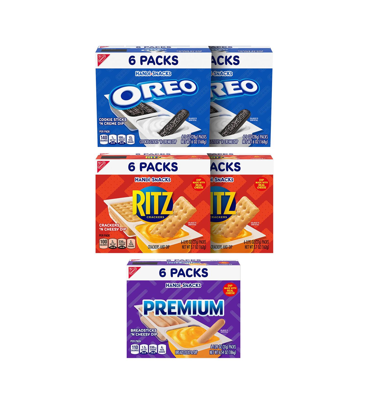 Handi-Snacks OREO, RITZ & Premium Variety Pack - 30 Snack Packs - Buy Online on SooperMarket.com