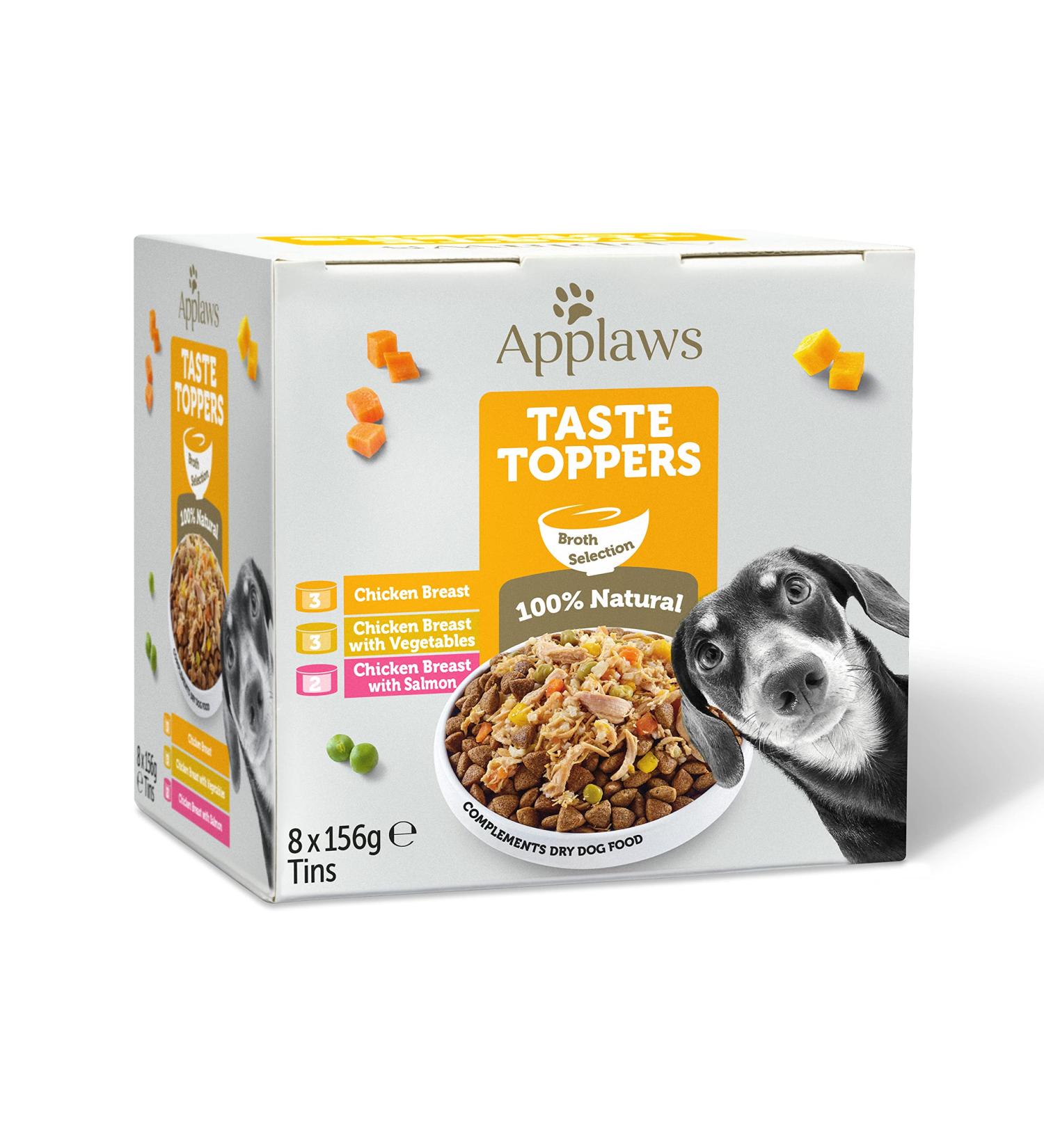 Applaws Premium Wet Dog Food - Chicken Selection in Broth | 8 x 156g Cans | 1.25kg Multipack - International Shipping Available - Buy Online on SooperMarket.com
