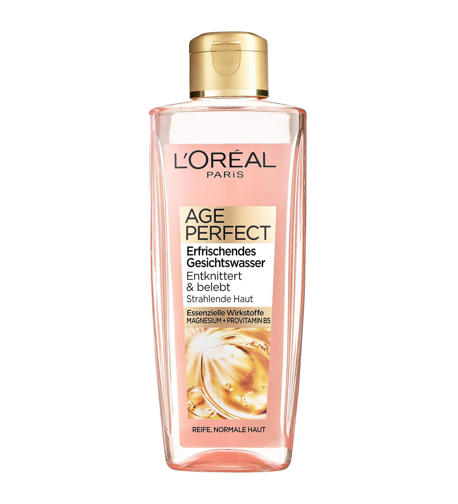 L'Or al Paris Refreshing Facial Water for Mature Skin - 200ml Cleanser & Care | International Shipping - Buy Online on SooperMarket.com