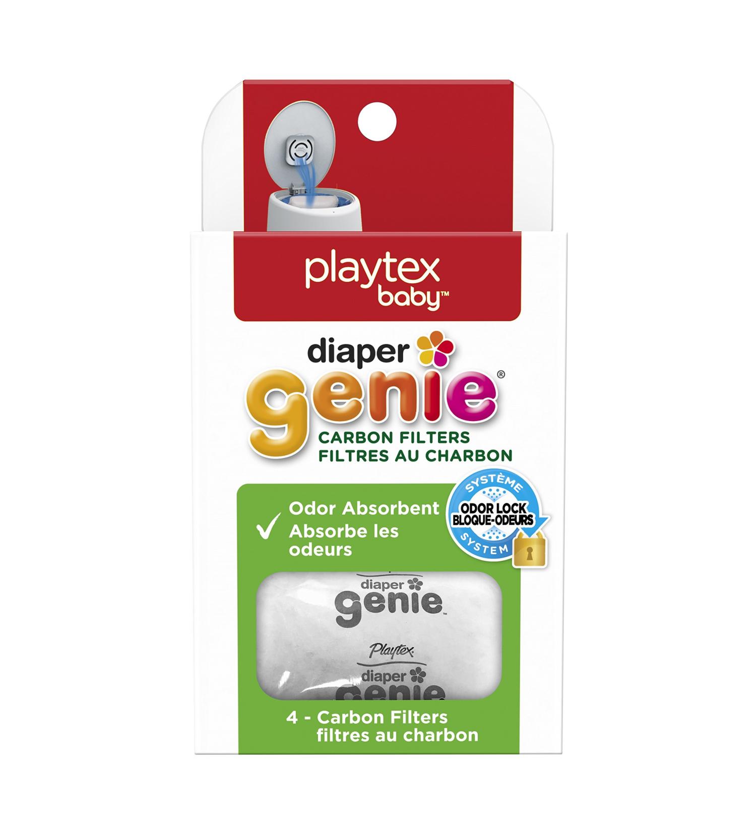 Playtex Diaper Genie Carbon Filter Refill Tray - 4 Count - Buy Online on SooperMarket.com
