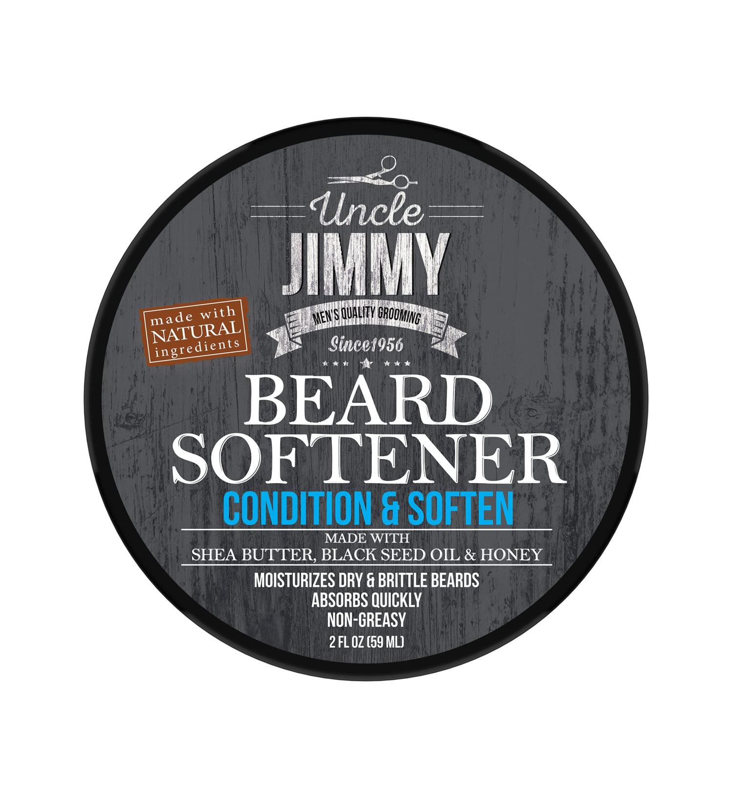 Uncle Jimmy Beard Softener Conditioning Balm 2oz (T116) - Hydrating Beard Care Solution - Buy Online on SooperMarket.com