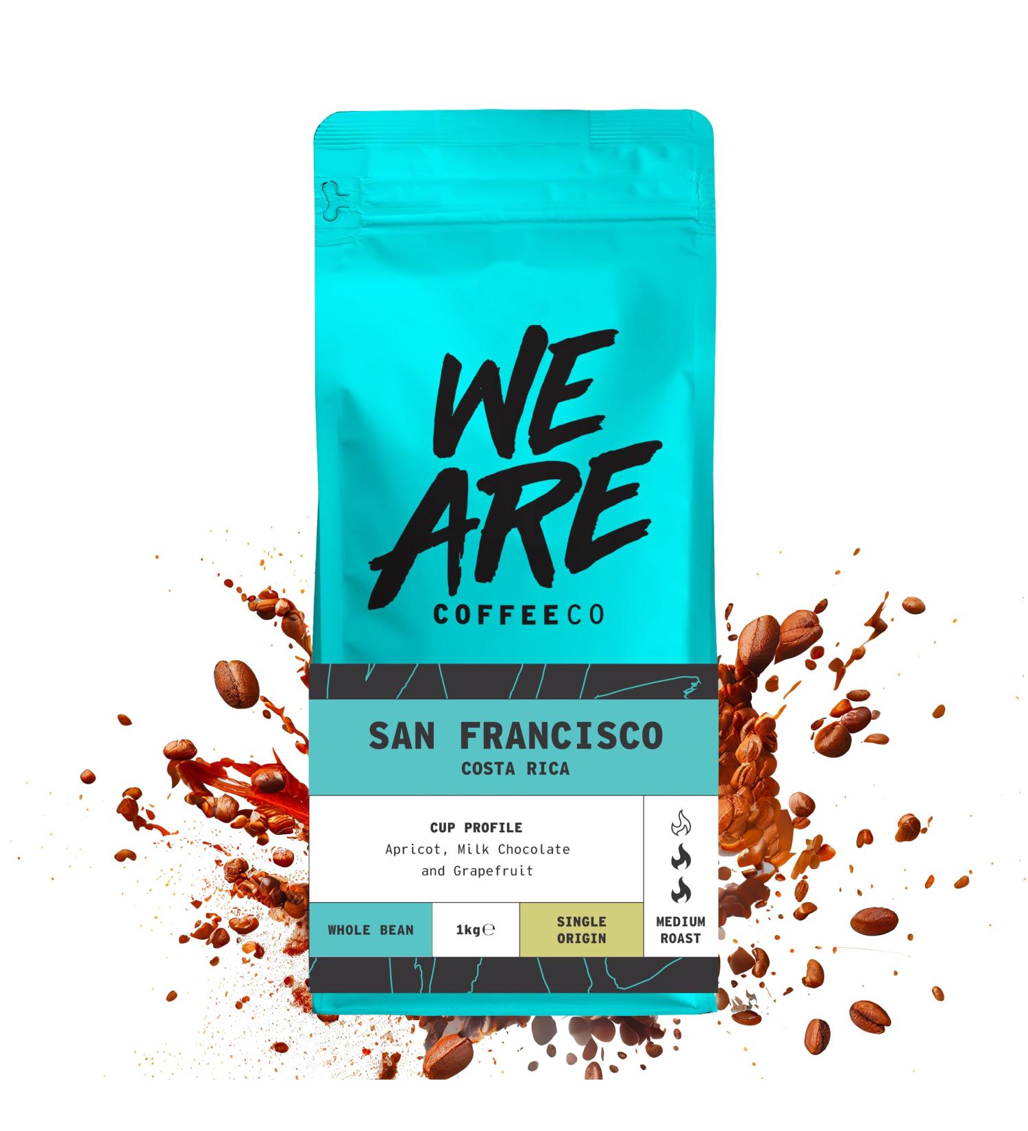 Coffee Beans 227g Bag Whole Bean Coffee Costa Rica Coffee Beans Chocolate & Fruits Notes 100% Arabica Medium Roast Speciality Freshly Roasted Single Origin (We Are Coffee Co) Whole Bean 227 g (Pack of 1) - Buy Online on SooperMarket.com