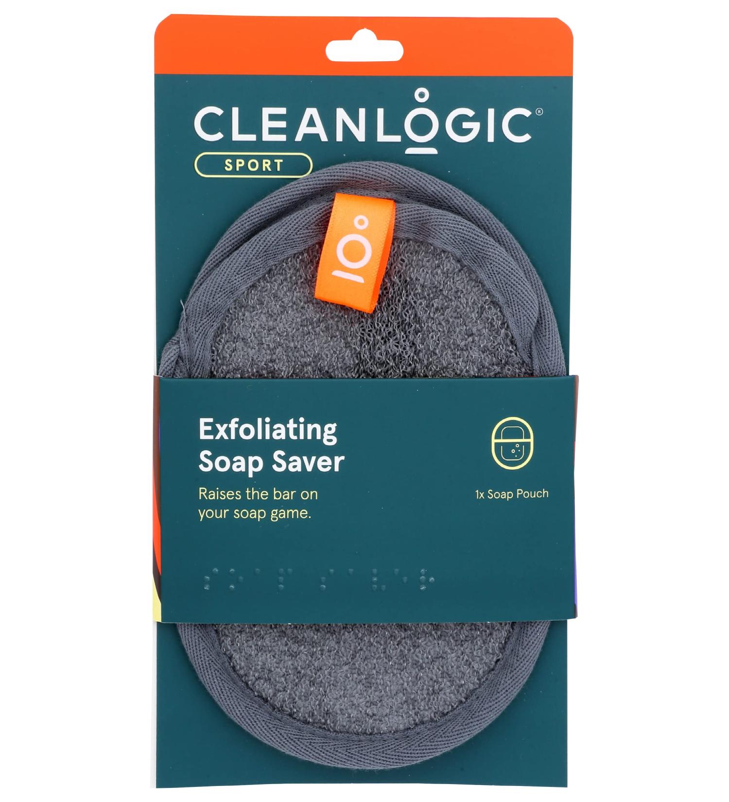 Cleanlogic Sport Exfoliating Soap Saver Certified Organic - Pack of 6 | Shop Now - Buy Online on SooperMarket.com