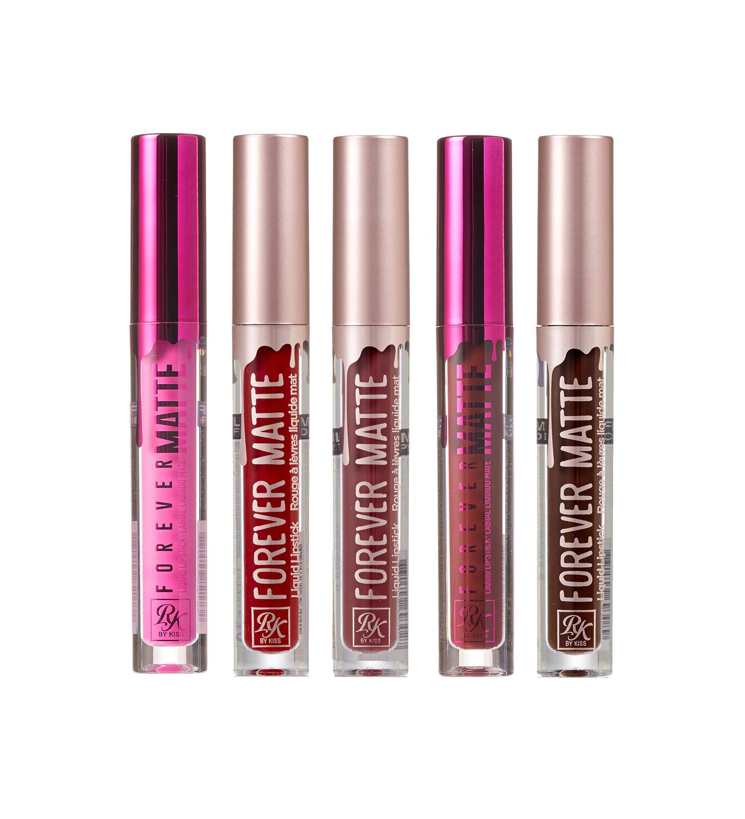 Ruby Kisses Forever Matte Liquid Lipstick 5 Pack - RFML08&10&13&21&23 - 3 Set - Buy Online on SooperMarket.com