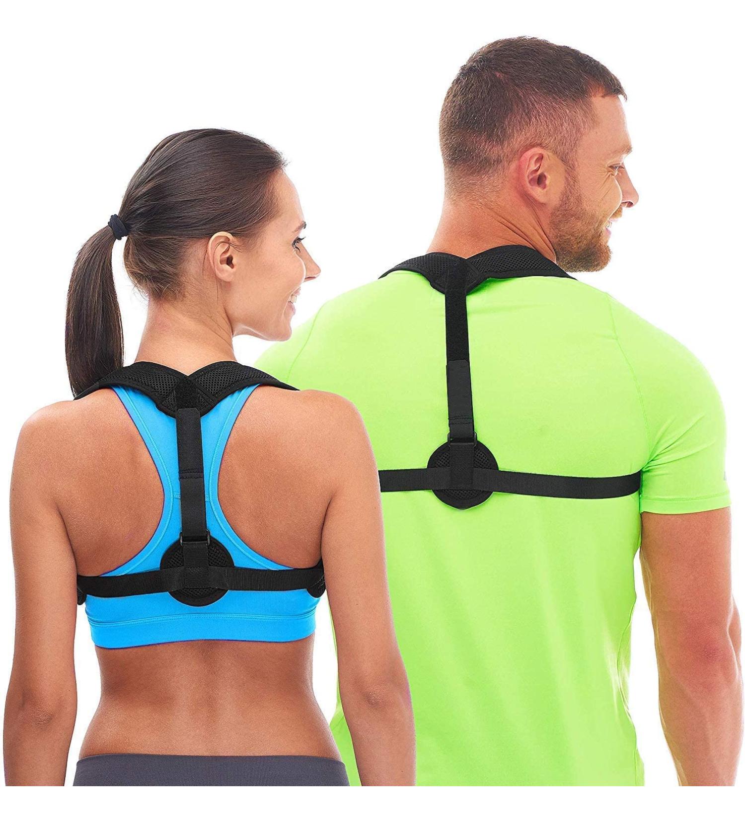 Posture Corrector for Women & Men - Effective & Comfortable Brace for Slouching - Clavicle Support - Discreet Design - Buy Online on SooperMarket.com