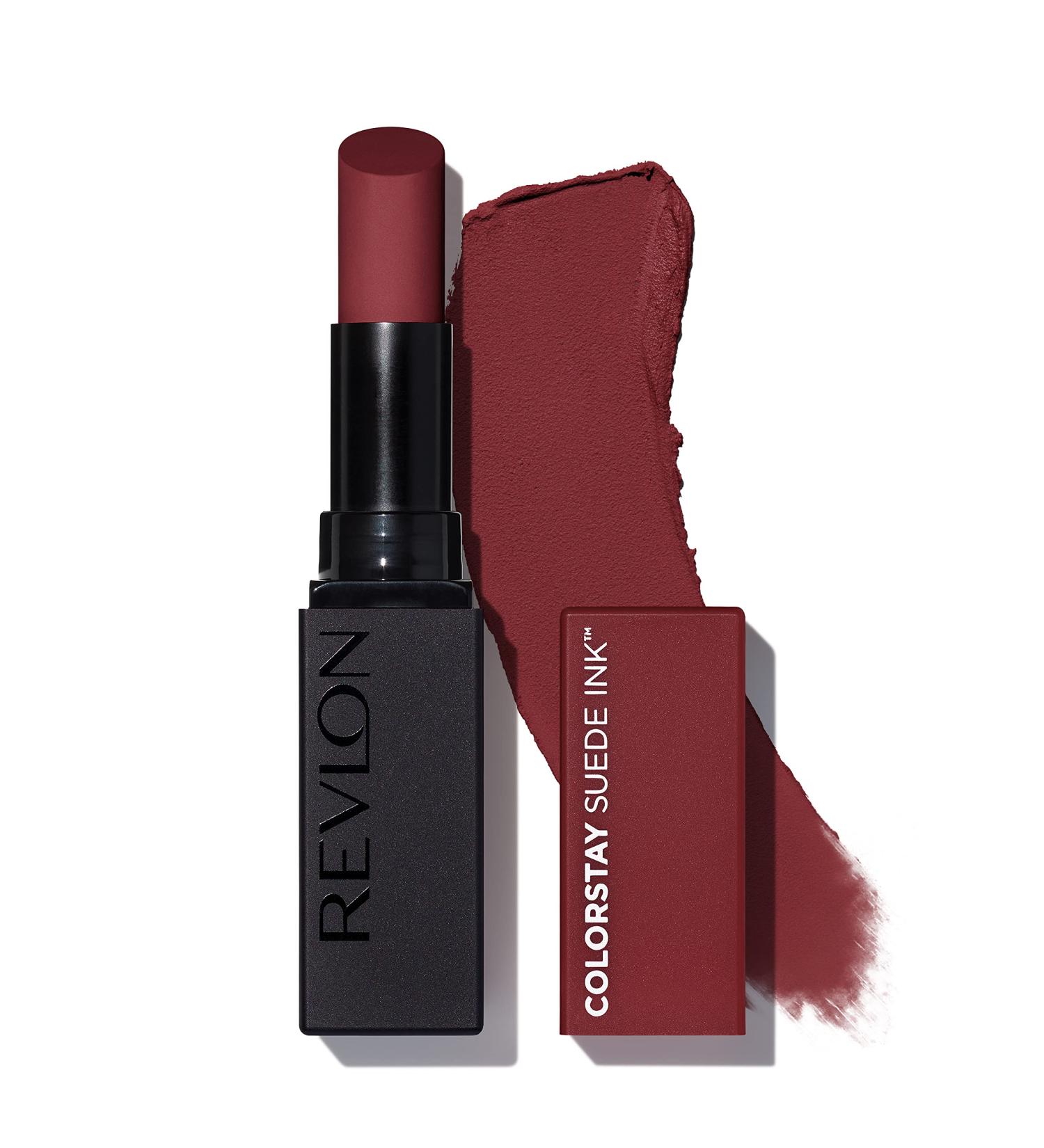 REVLON ColorStay Suede Ink Lipstick | Waterproof & Smudgeproof Matte Color 019 In the Zone - Built-in Primer & Vitamin E Infusion (Pack of 1) - Buy Online on SooperMarket.com