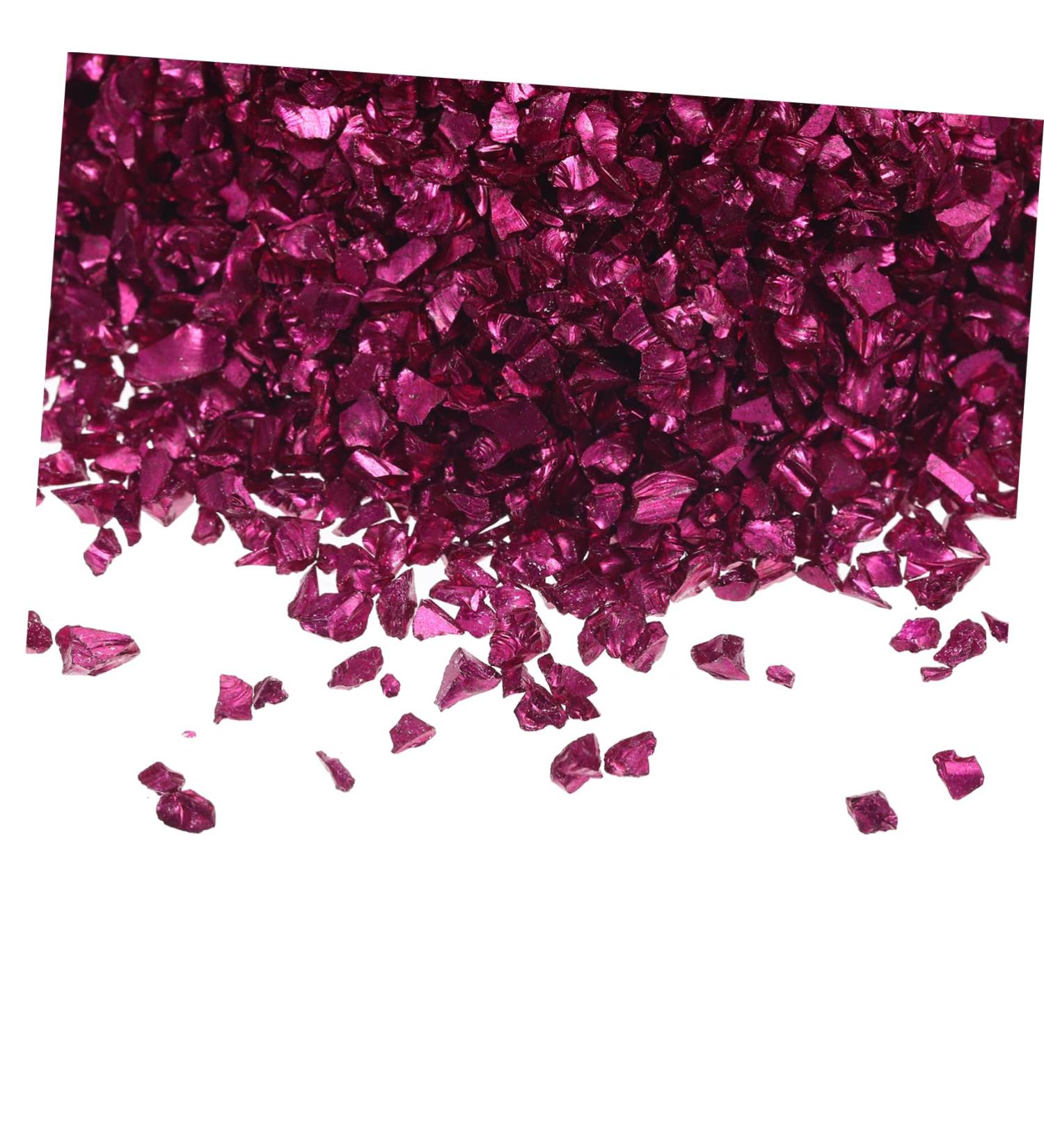 FRCOLOR 1 Glass Chip Nail Crystal Charms Colored Glass Colorful Vase Bulk Epoxy Resin Glass Nail Flakes Glitter Manicure Charms Crushed Vases in Bulk Vintage Vases Irregular Nail Stickers 0.5X0.3cm Rosy - Buy Online on SooperMarket.com