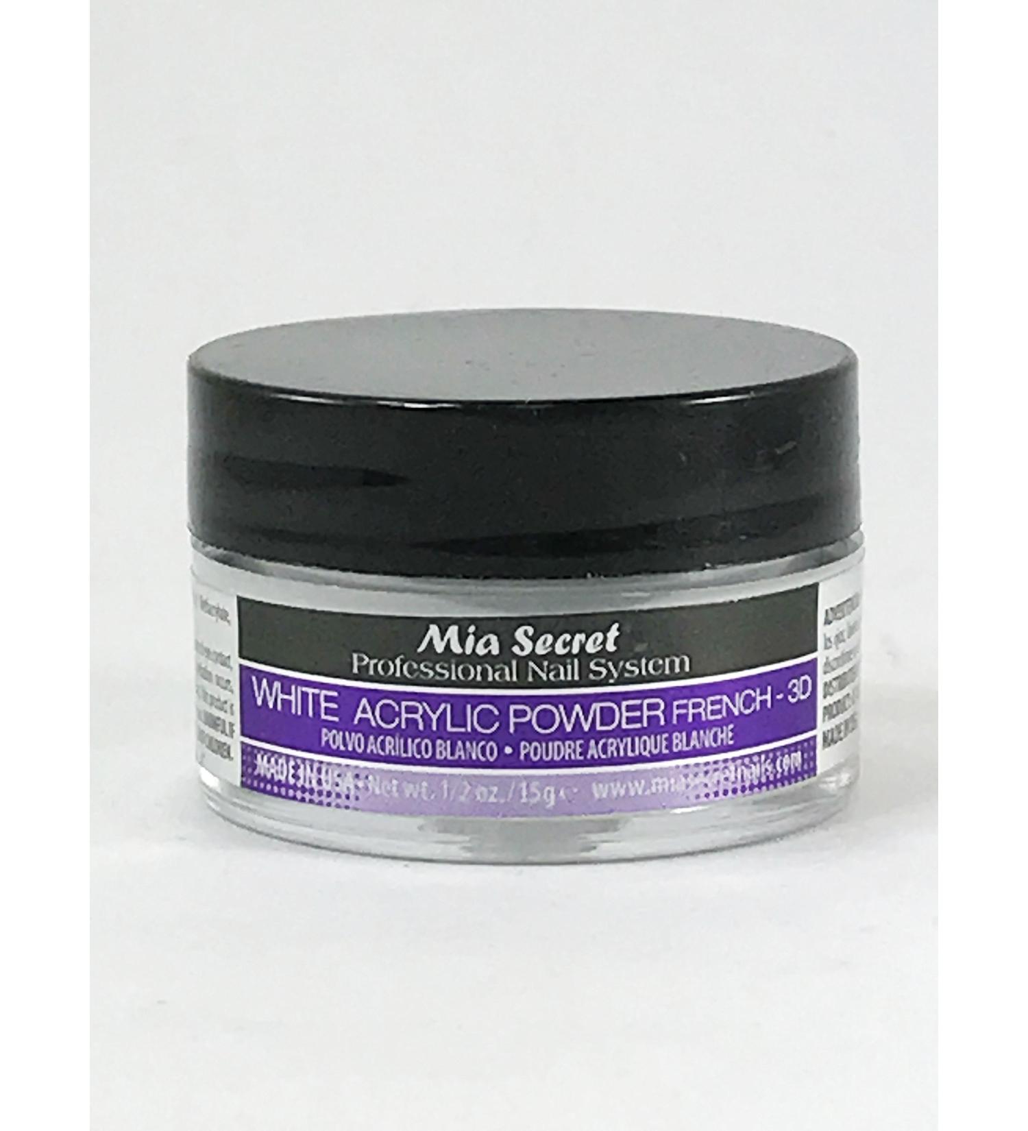 Mia Secret White Acrylic Powder 0.5 oz.