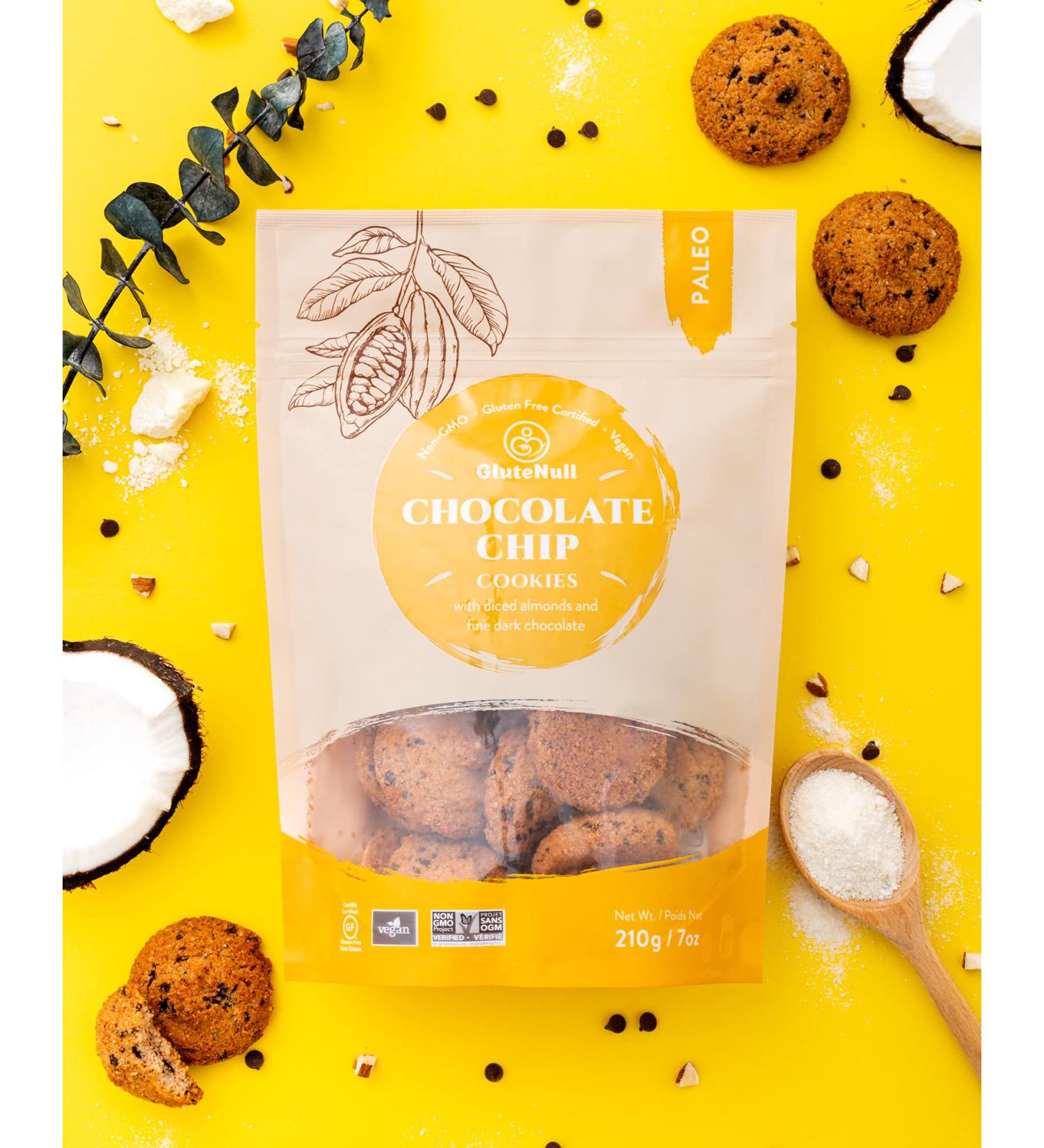 GluteNull Chocolate Chip Cookies 210g - Buy Online on SooperMarket.com