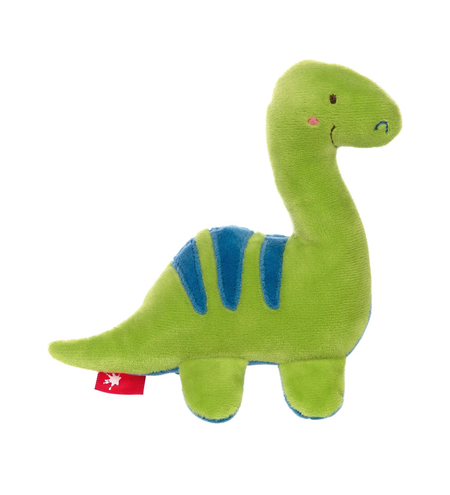 SIGIKID 42300 Squeaky Dino Red Stars - Soft Baby Toy for Girls & Boys Recommended from Birth - Perfect Gift - Buy Online on SooperMarket.com