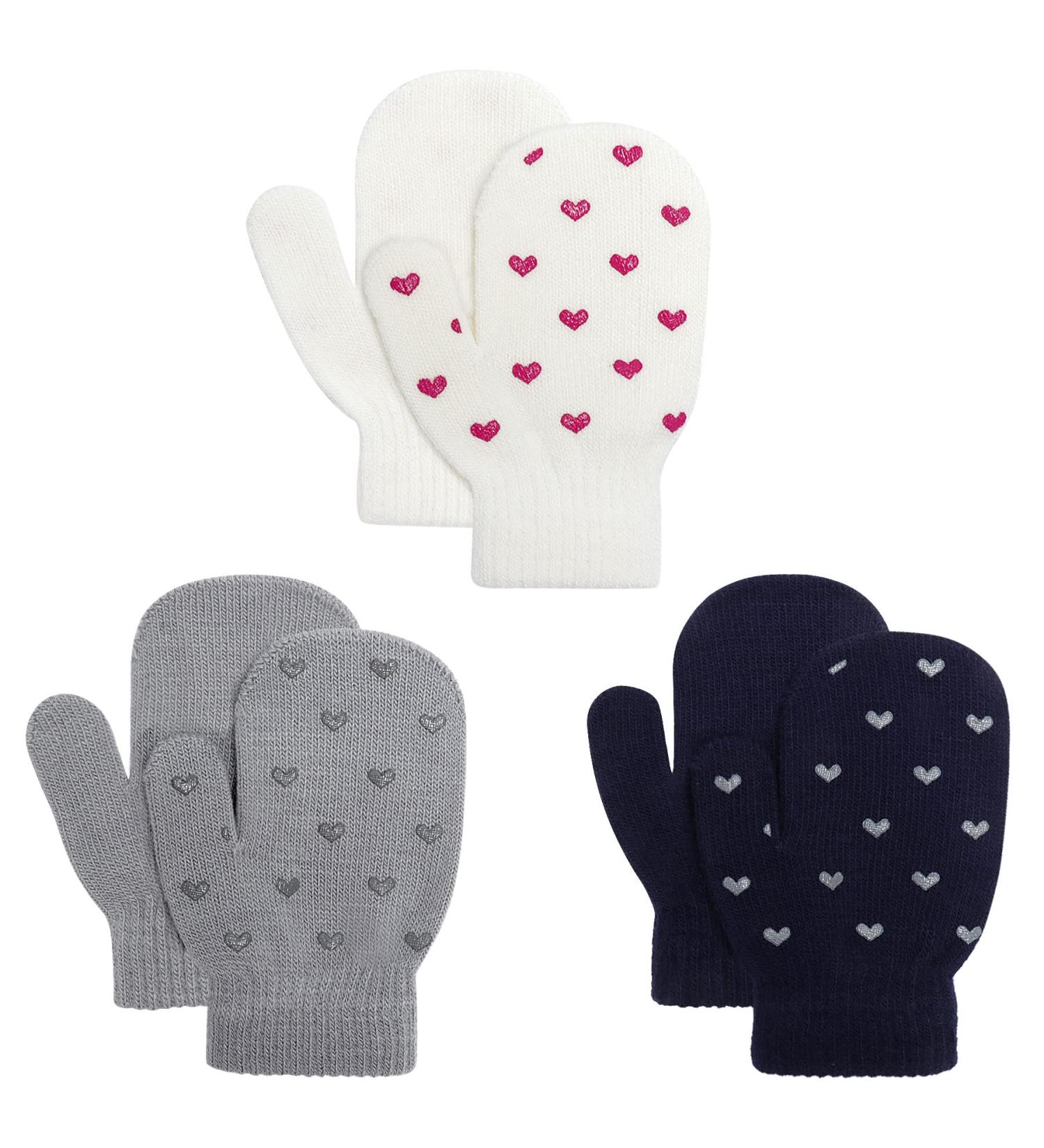 Kids Winter Warm Knitted Dinosaur Paw Star Mittens for 1-4 Year Olds - Buy Online on SooperMarket.com