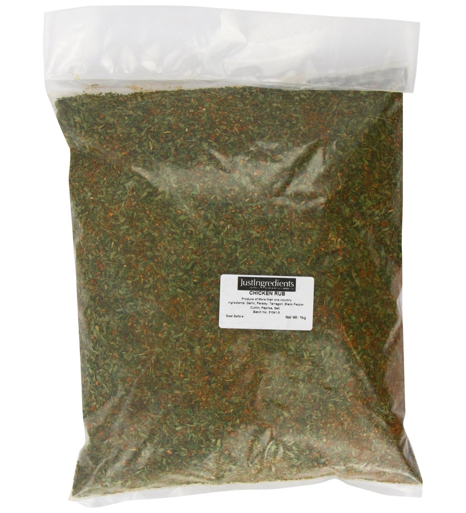 JustIngredients Essentials Chicken Rub 1 kg - Buy Online on SooperMarket.com