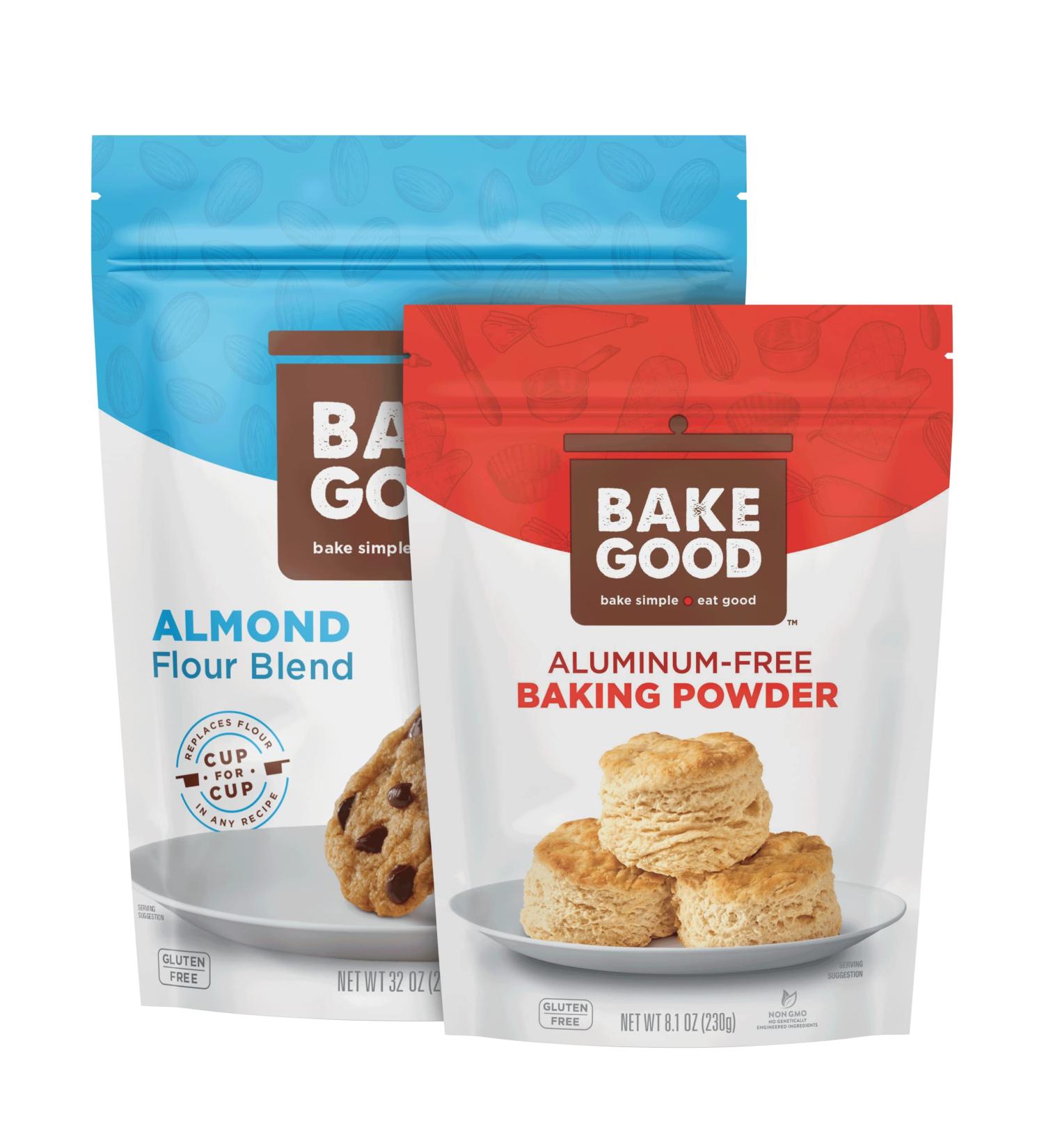 BakeGood Baking Powder & Almond Flour Blend Bundle Pack  Gluten-Free  Non-GMO  40 oz - Buy Online on SooperMarket.com