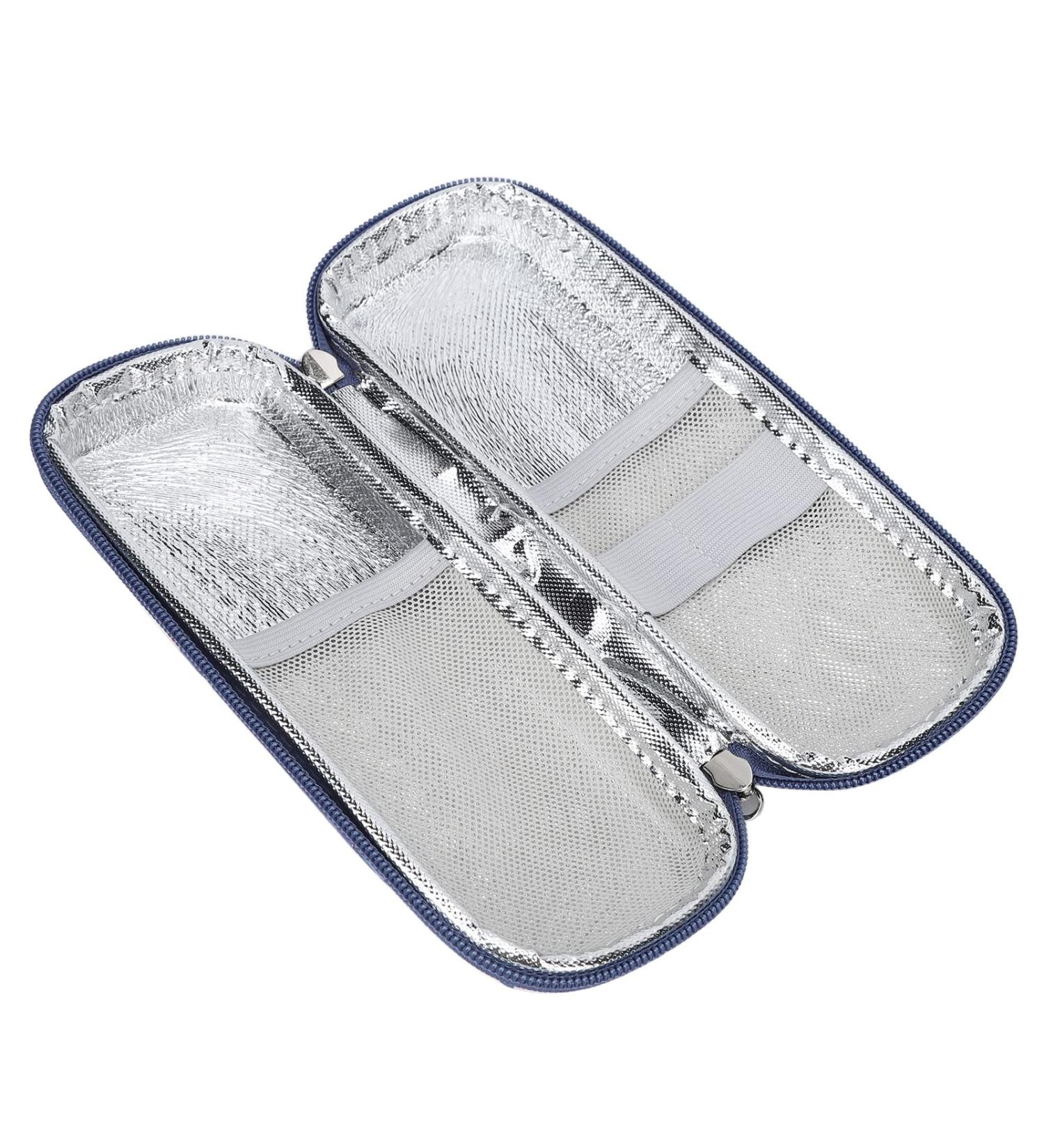 Kadimendium Insulin Pen Carrying Case - Easy Open, Good Capacity Insulin Cooler Travel Case with EVA Protection for Diabetes Products (Flower) - Buy Online on SooperMarket.com