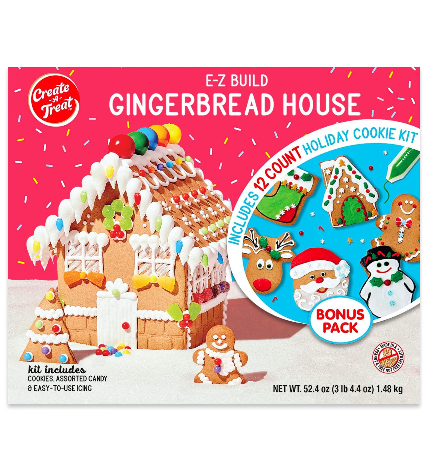 Christmas Gingerbread House & Cookie Decorating Kit - 52.42 oz - Buy Online on SooperMarket.com
