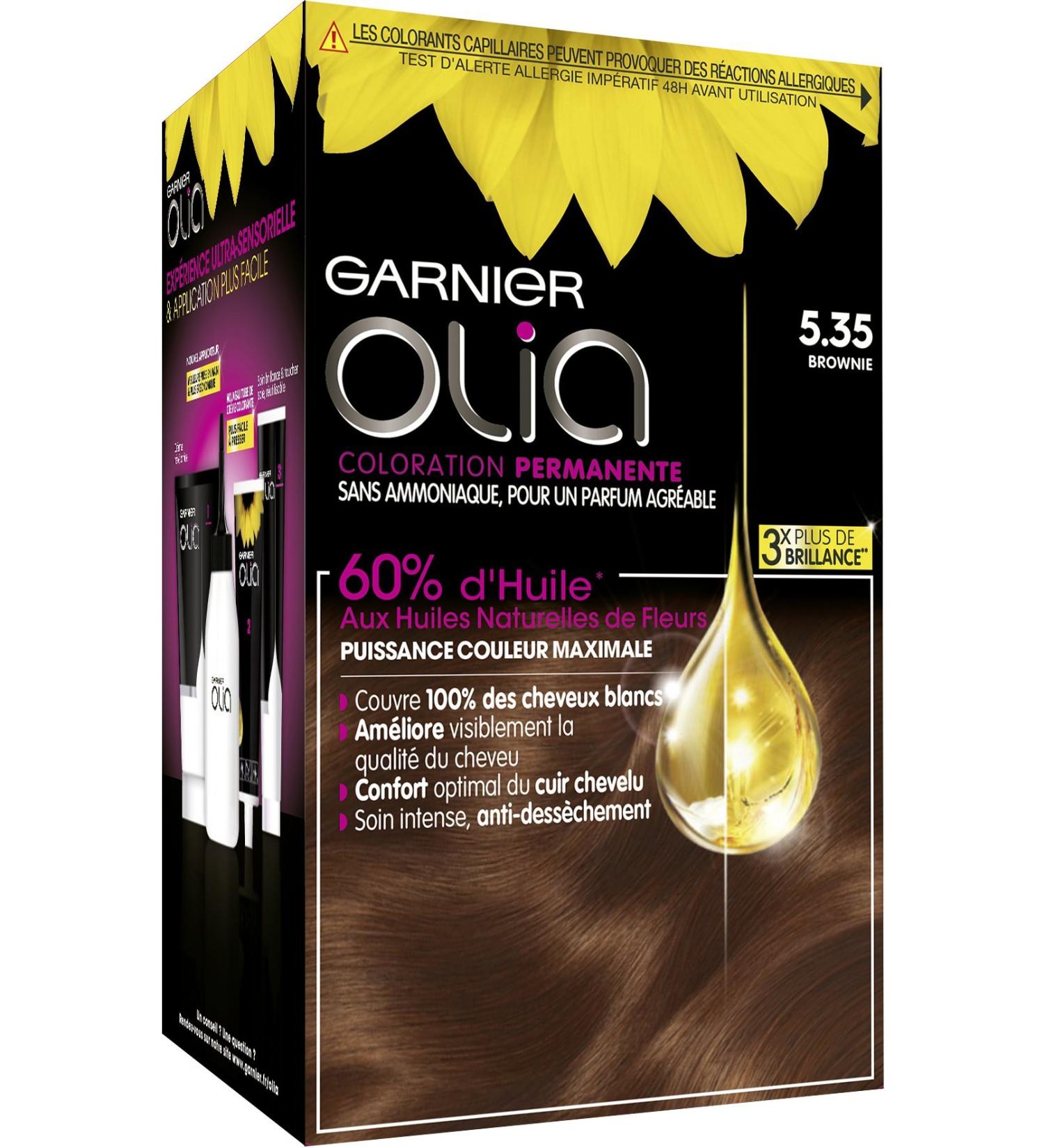 Garnier - Olia - Ammonia-free oil-based chestnut hair dye Brownie - Buy Online on SooperMarket.com