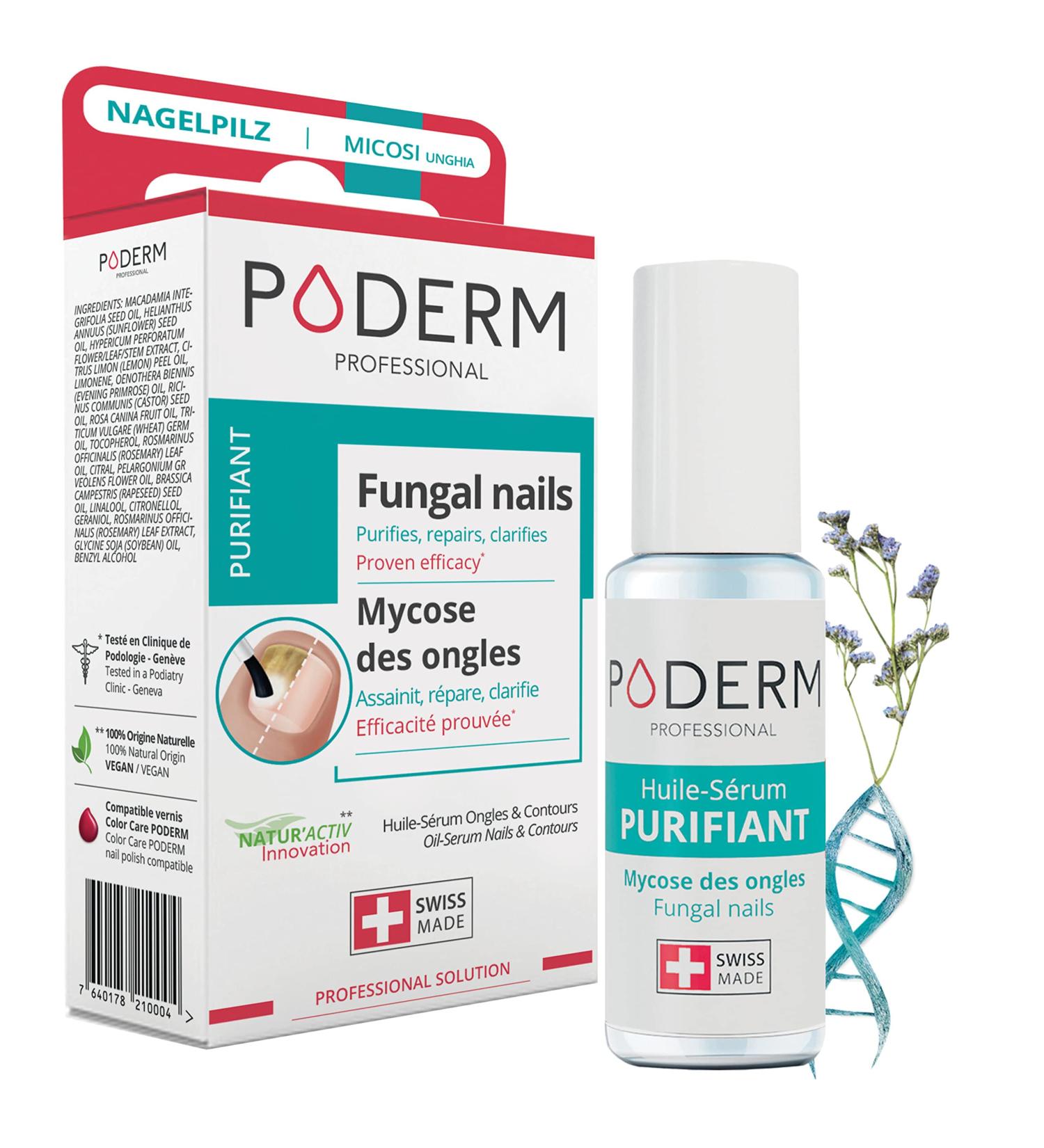 PODERM 2-in-1 Fungal Infection Nail Treatment | Powerful Anti-Fungal Formula | Swiss Made - Buy Online on SooperMarket.com