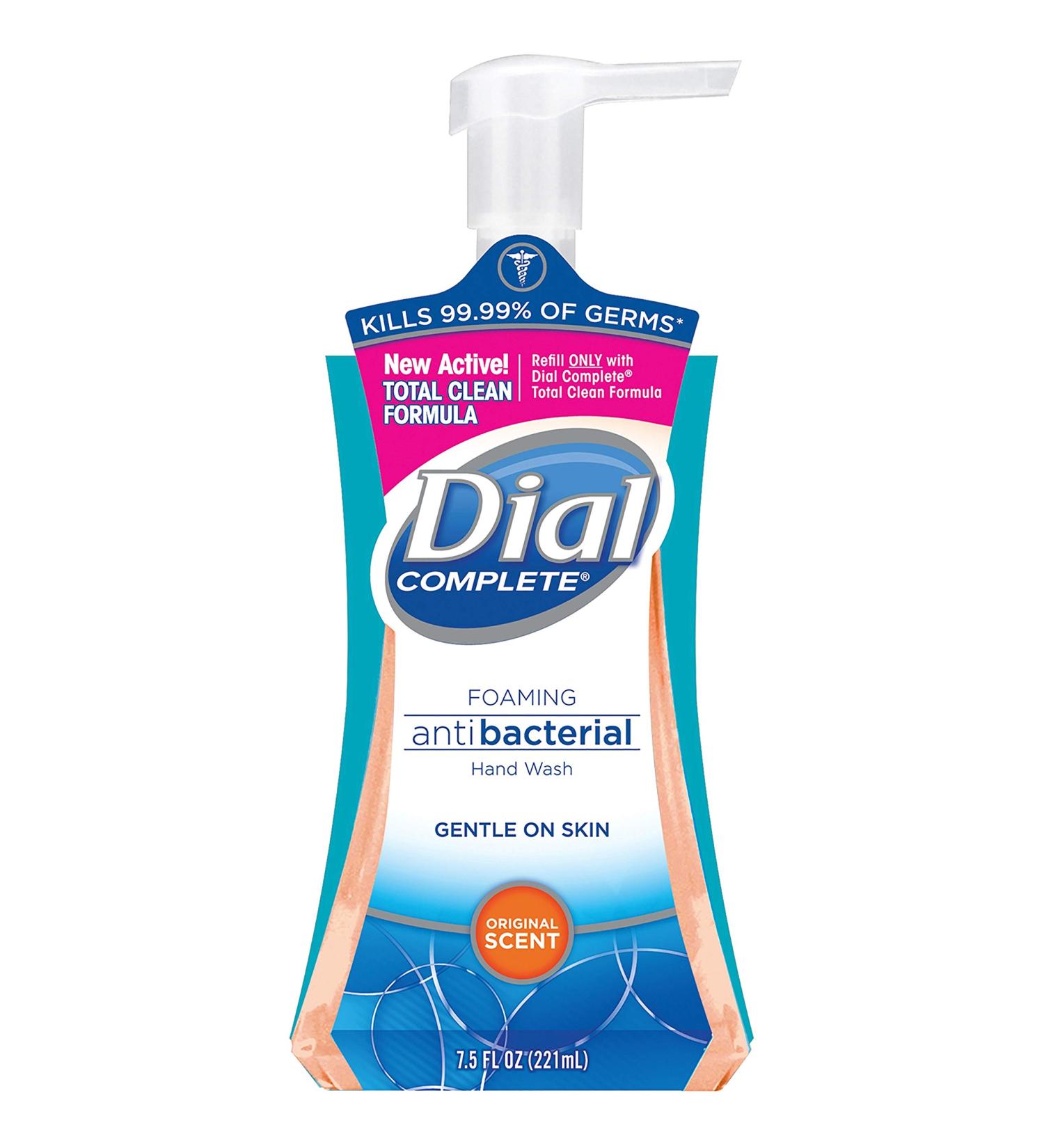 Dial Complete Antibacterial Foaming Hand Wash, Coconut Water, 7.5 Fl Oz - Original Scent - Buy Online on SooperMarket.com