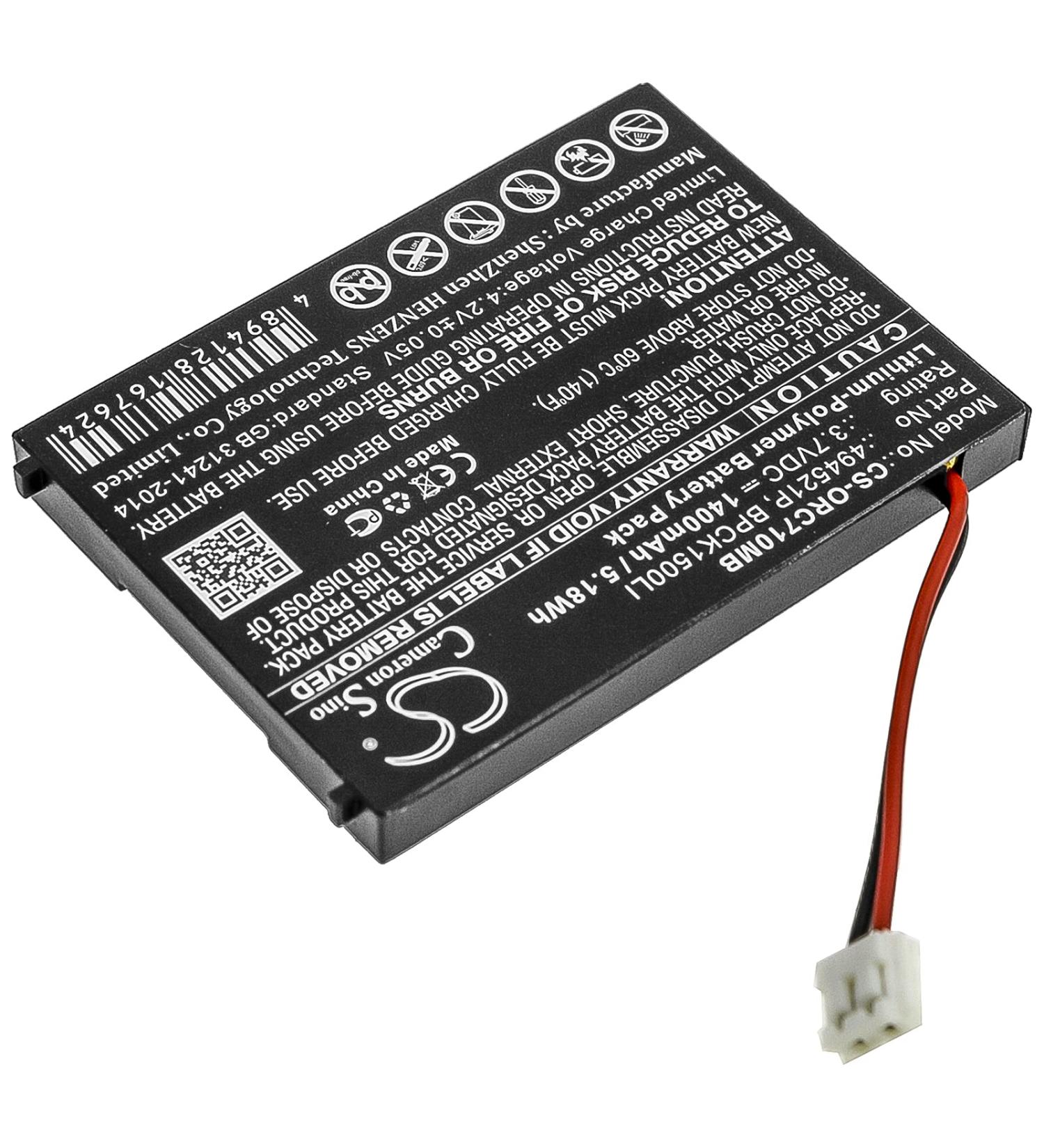 PRUVA Battery for Oricom SC701 SC705 Secure SC705 SC710 - 1400mAh | Fast International Shipping - Buy Online on SooperMarket.com