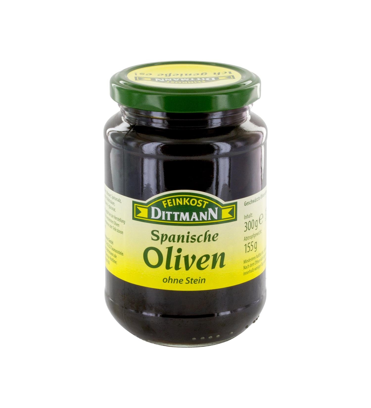 Buy Feinkost Dittmann Blackened Olives without Stones - 155g | Premium Quality Snacks | International Shipping Available - Buy Online on SooperMarket.com