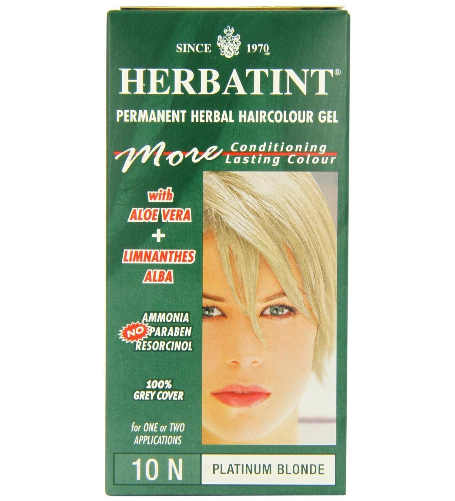 Herbatint HR Color 10N Platinum Blonde - Premium Hair Color for International Shipping - Buy Online on SooperMarket.com