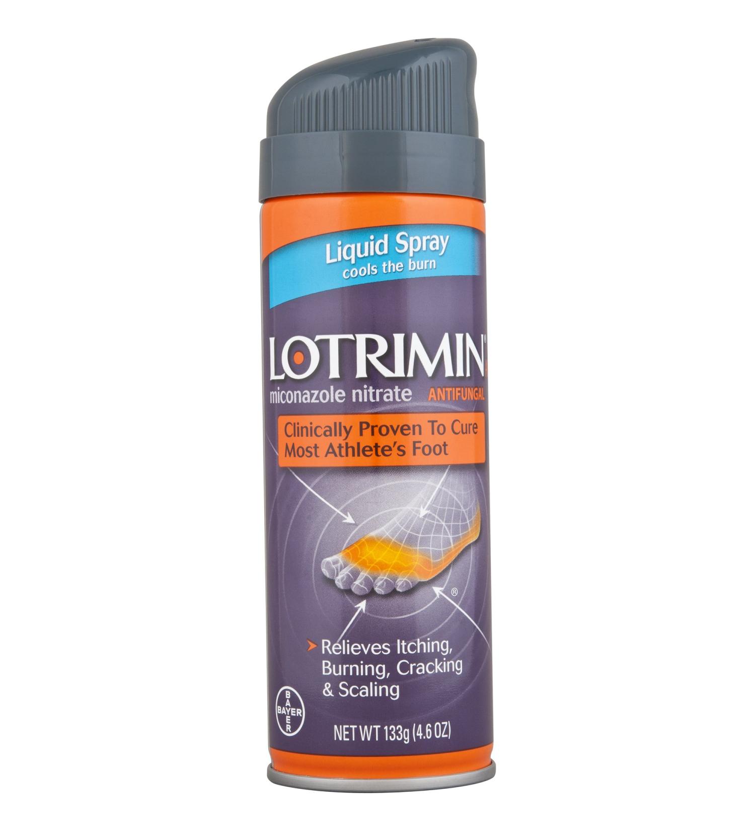 Lotrimin Anti-Fungal Spray Liquid 4.6 oz - Fast-Acting Relief for Fungal Infections - Buy Online on SooperMarket.com