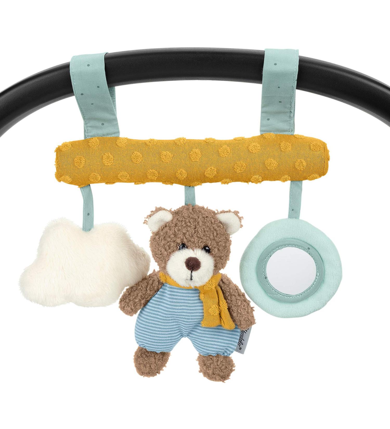 Buy Sterntaler Bear Ben Hanging Toy with Velcro - Rattle for Newborns | Multi-Coloured Baby Toy - Buy Online on SooperMarket.com