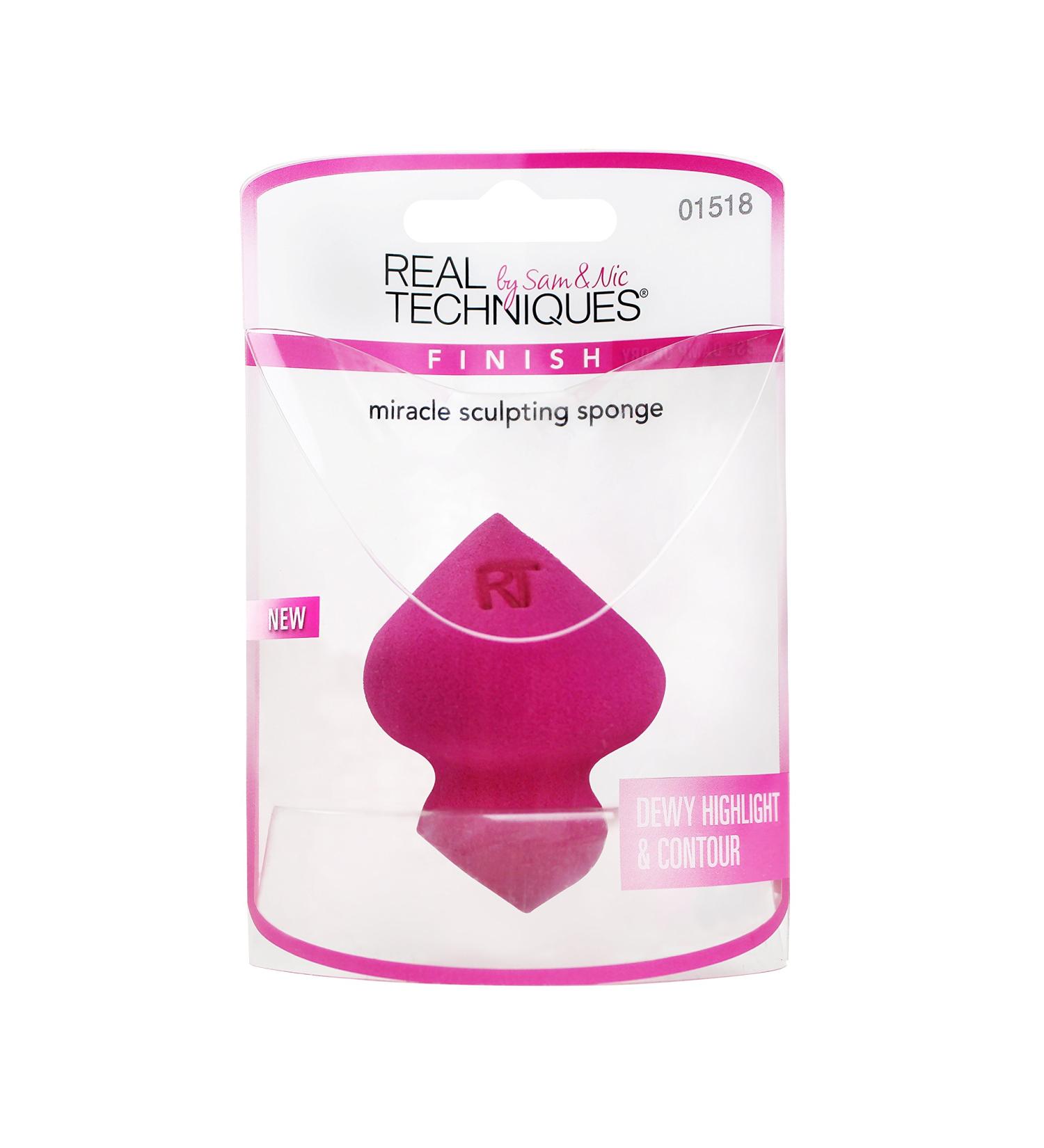 Real Techniques Miracle Sculpting Sponge â€“ Enhance Your Makeup Application | 1 Count - Buy Online on SooperMarket.com