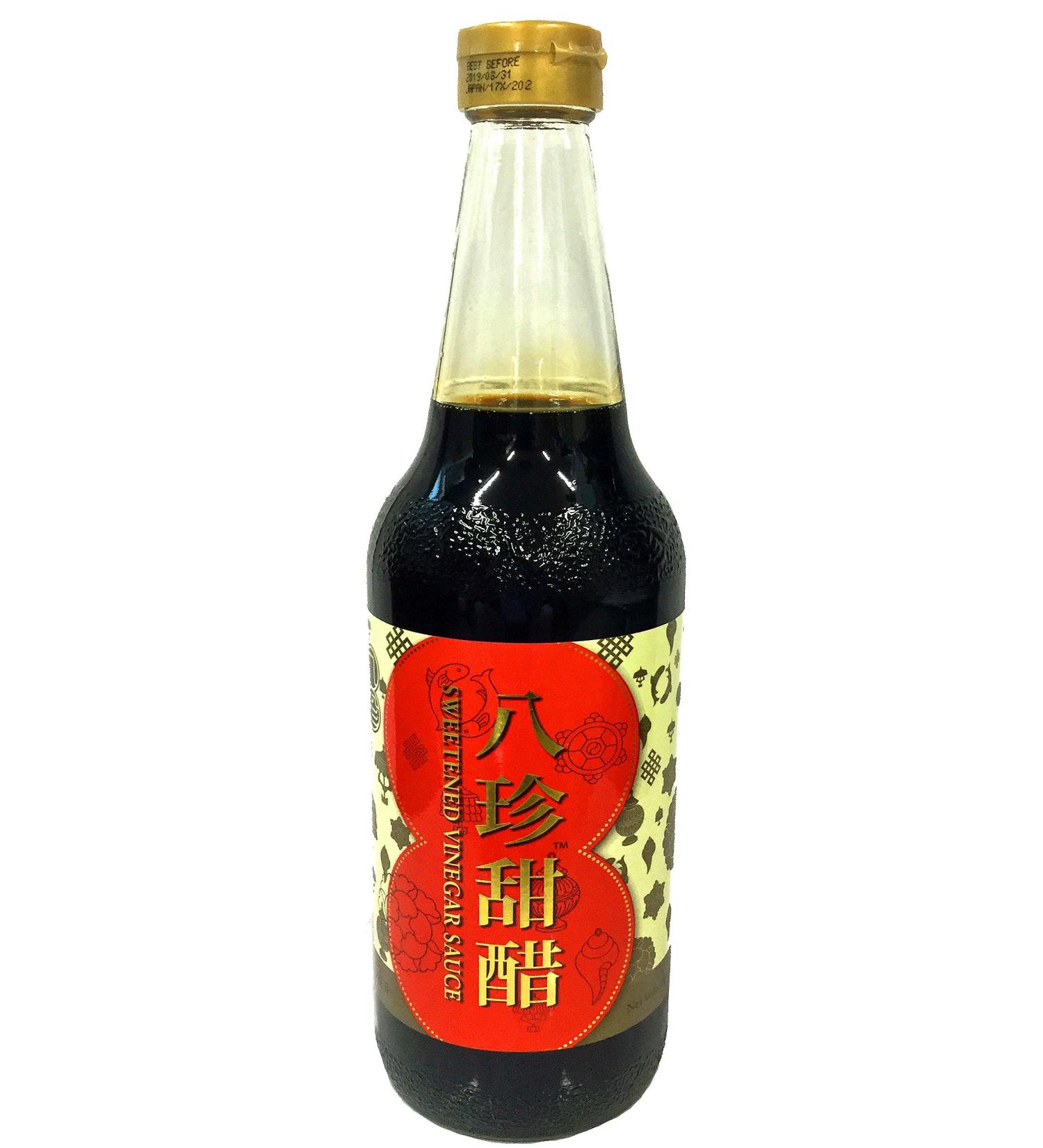 Pat Chun Sweeten Black Rice Vinegar 600ML - Premium Quality - Buy Online on SooperMarket.com