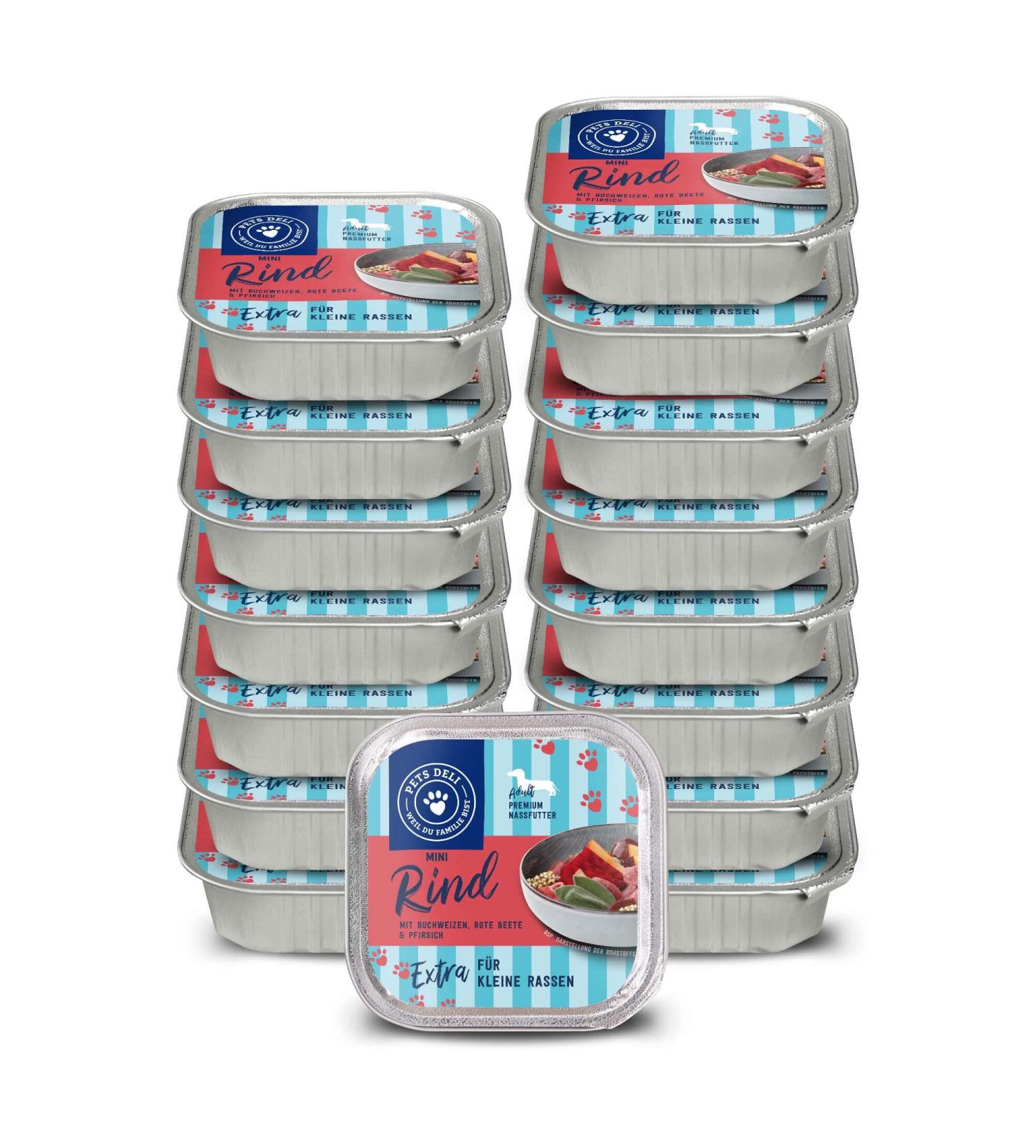 Pets Deli Wet Food for Small Dogs | Beef Buckwheat & Beetroot | Sugar & Gluten-Free 6x200g (16 Pack) - Buy Online on SooperMarket.com